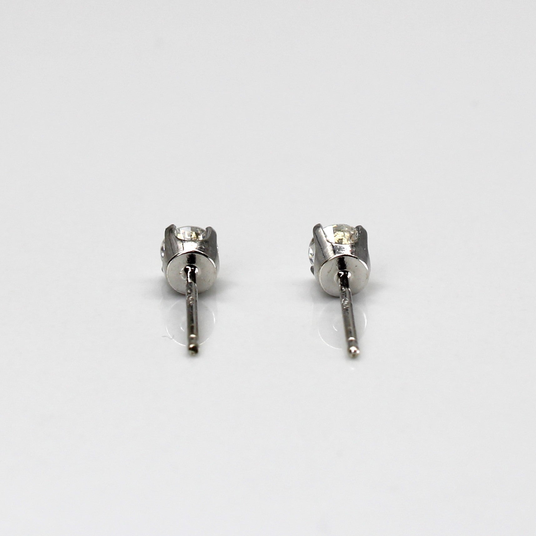 White Gold Diamond Stud Earrings | 0.36ctw |