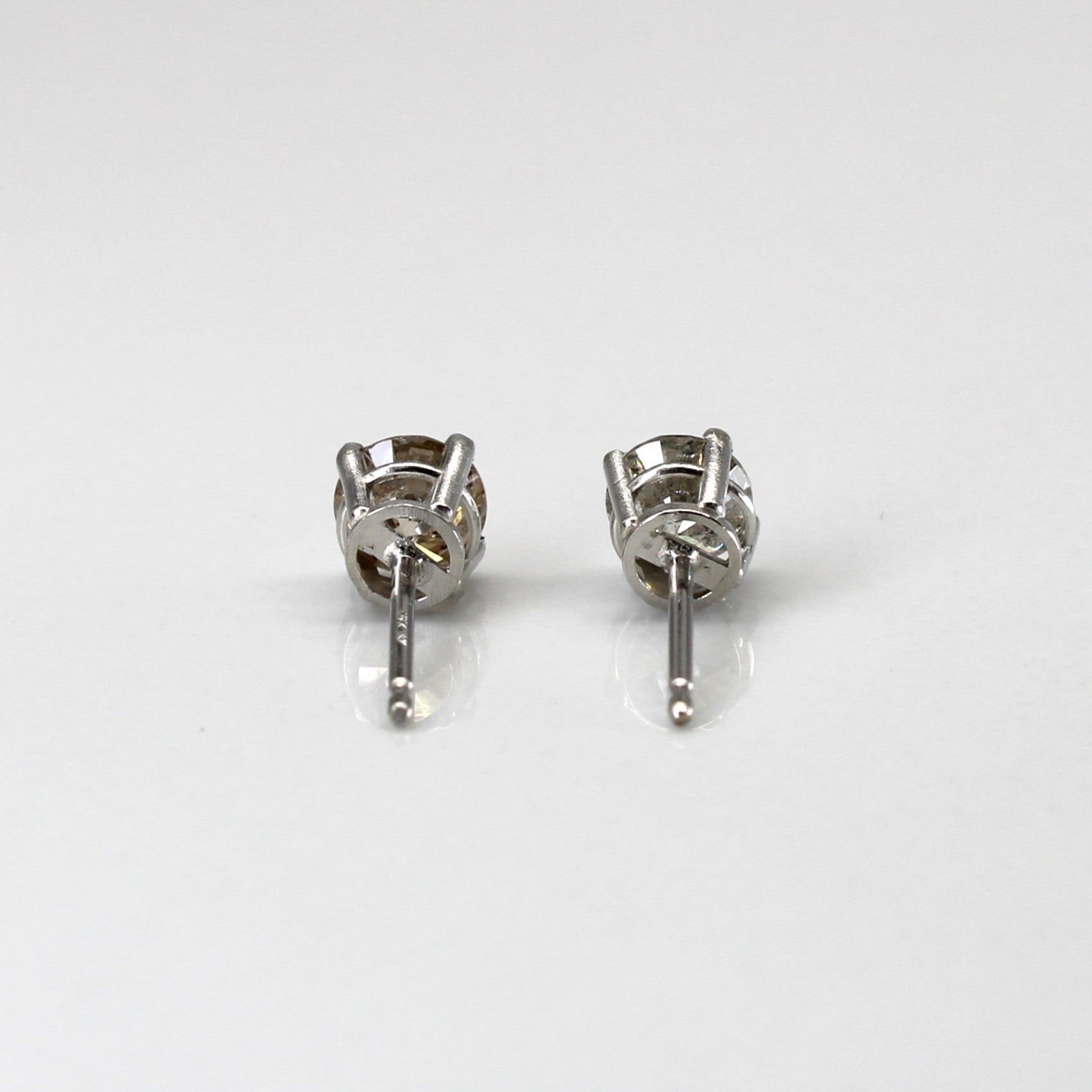 Four Prong Solitaire Diamond Studs | 0.75ctw |