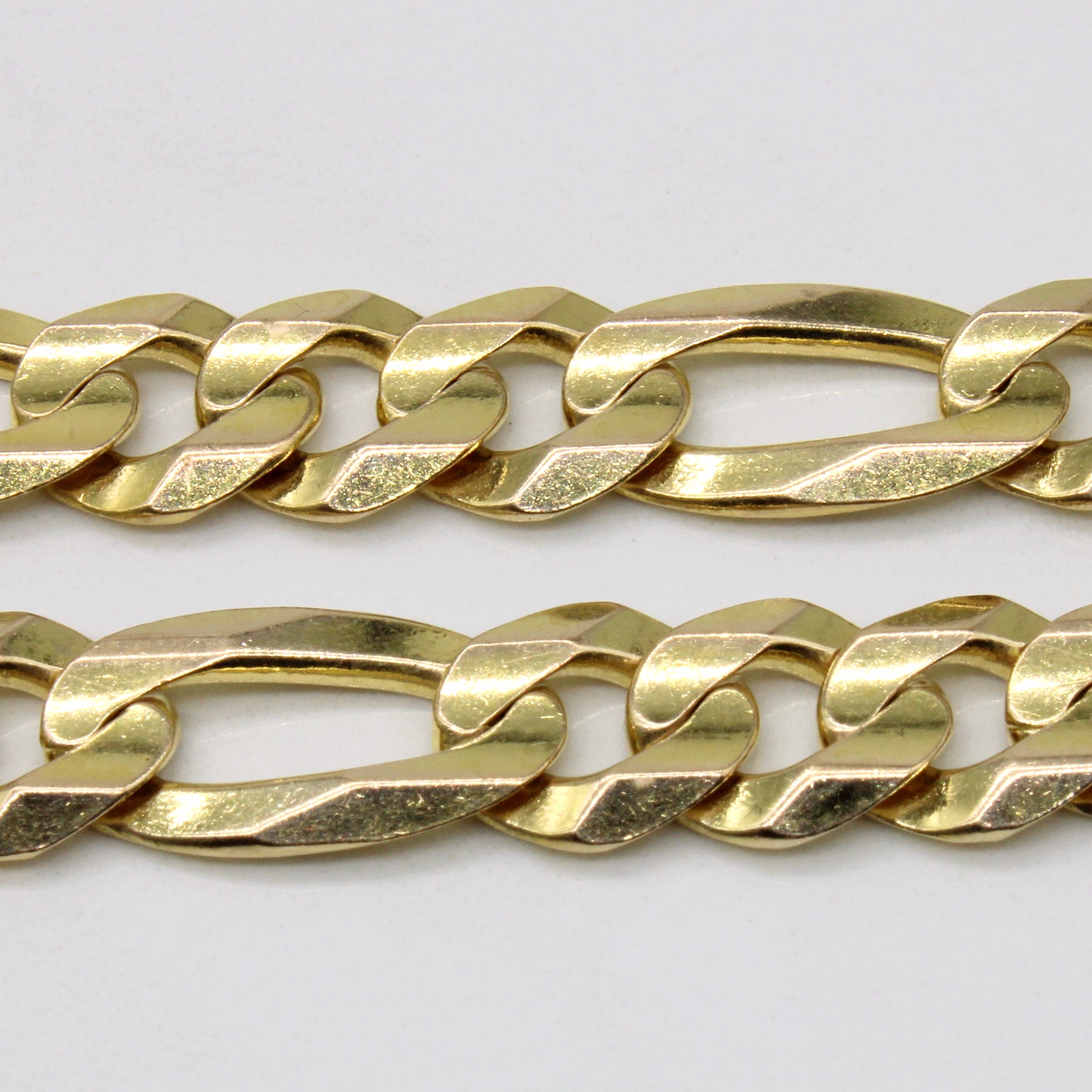 Chaîne Figaro en or jaune 10 carats | 22 pouces |