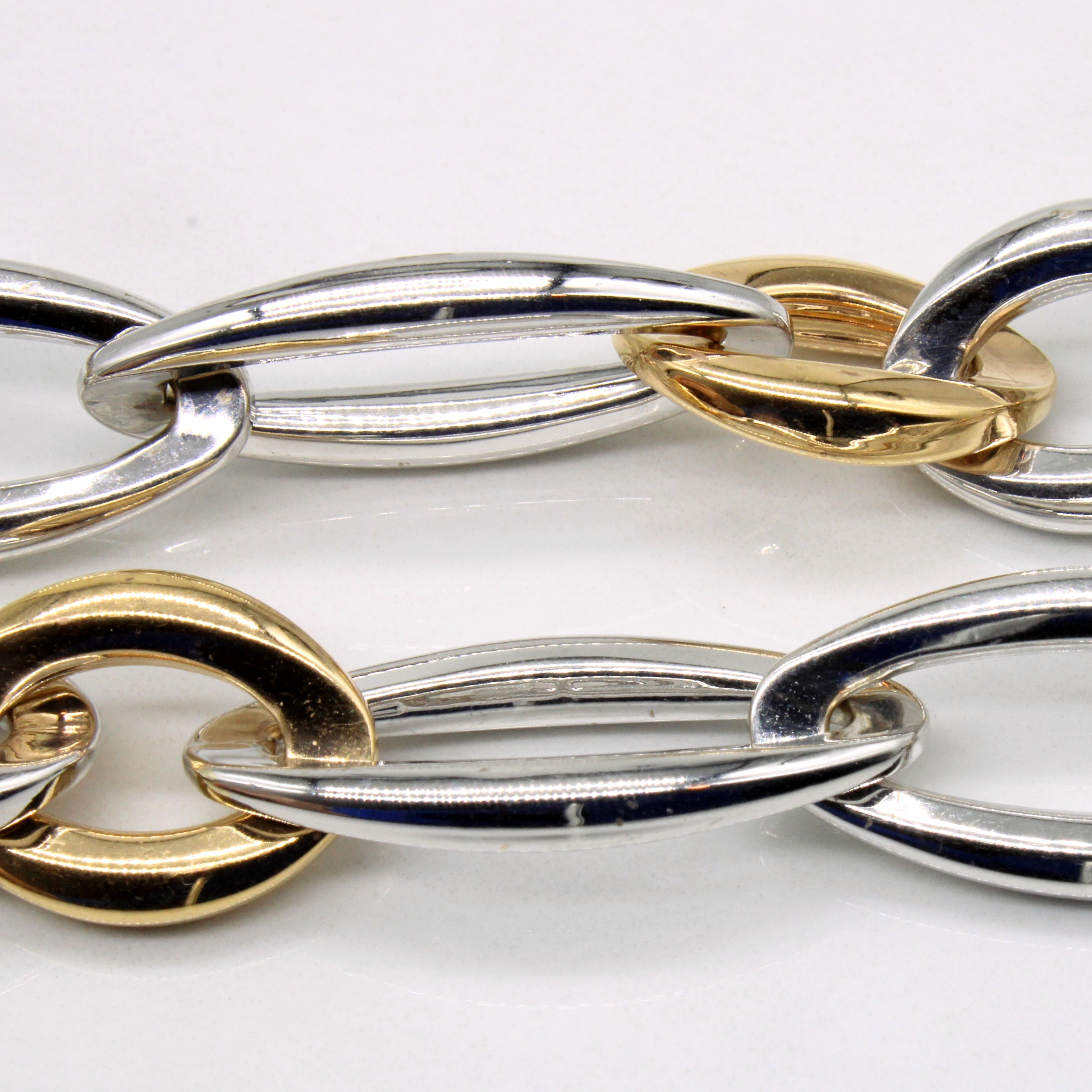 18k Two Tone Gold Necklace | 20" |