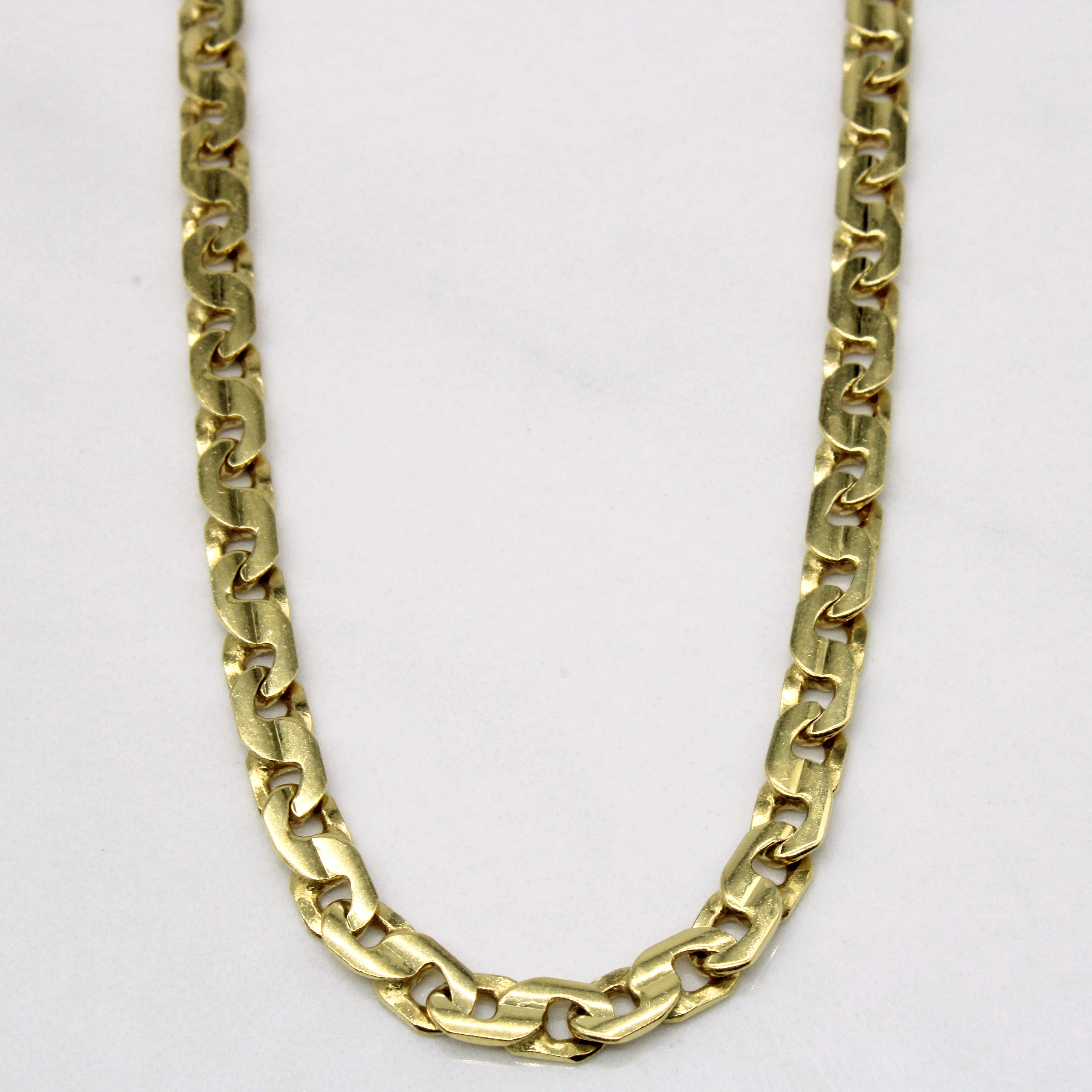 18k Yellow Gold S Link Chain | 24" |