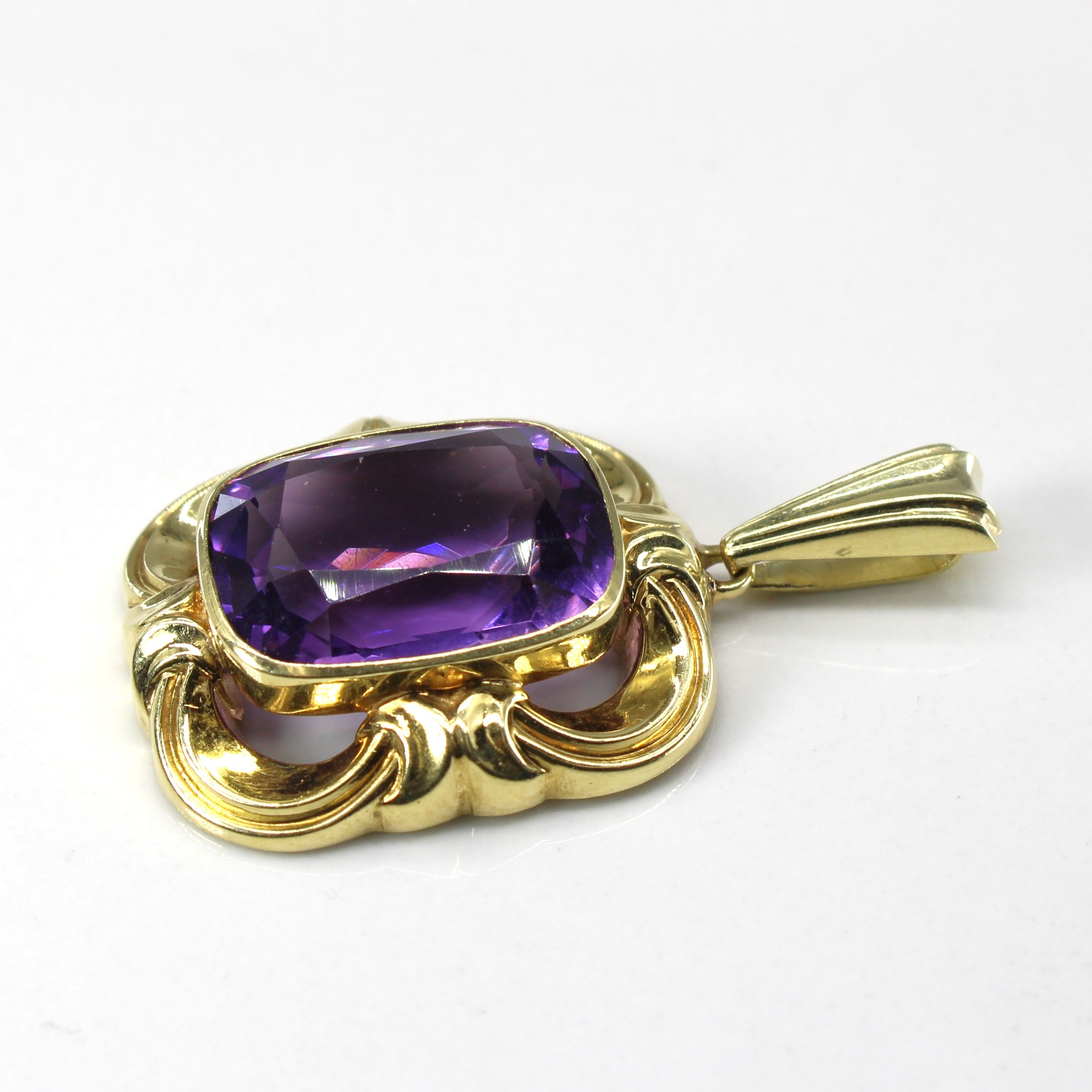 Cushion Amethyst Pendant | 12.00ct |
