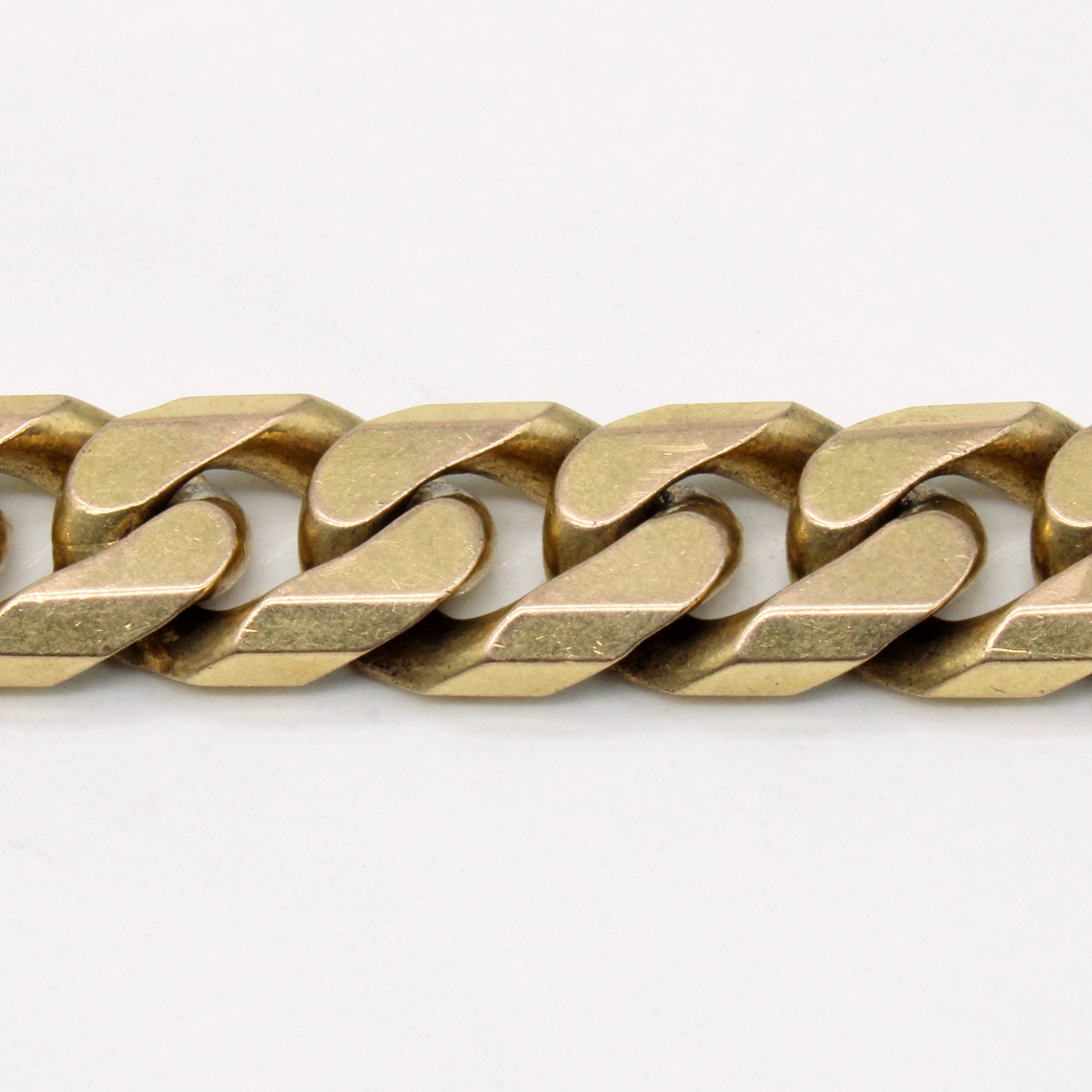 9k Yellow Gold Cuban Link Bracelet | 8.25" |