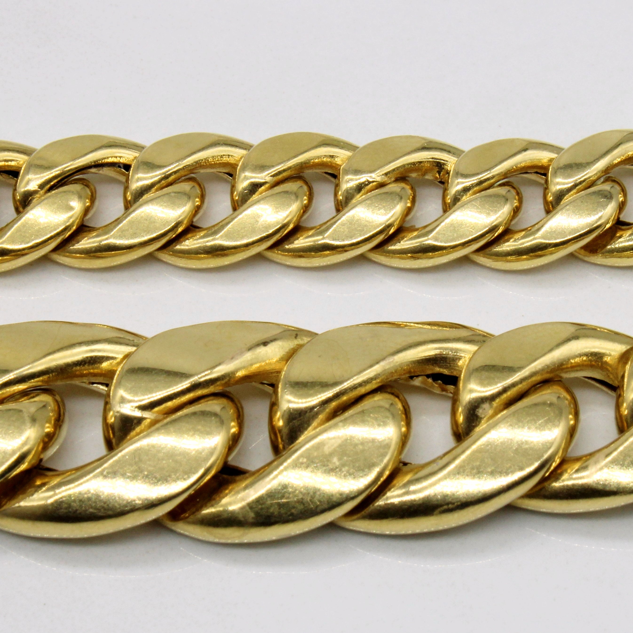 18k Yellow Gold Cuban Link Chain | 17" |