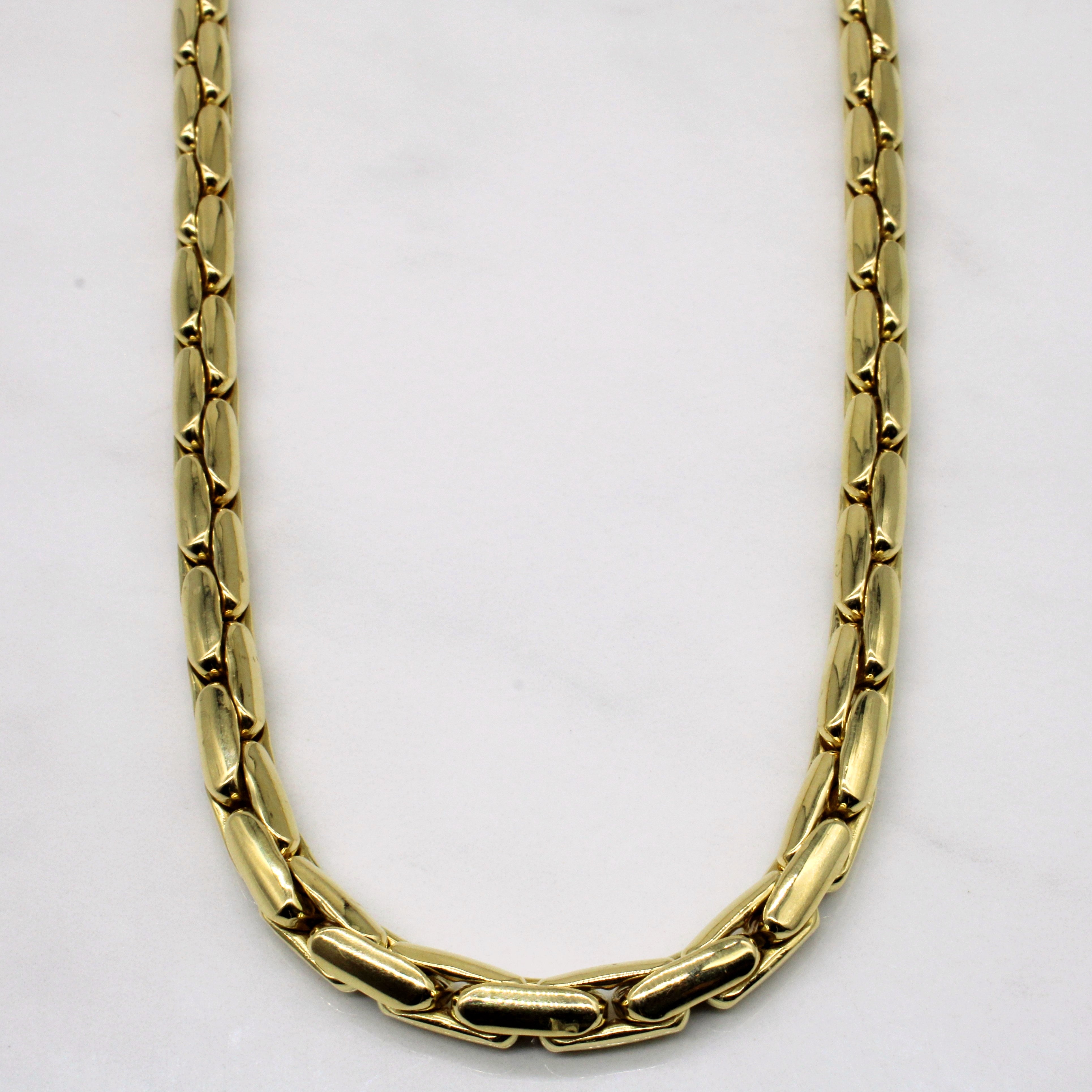 Italian 18k Yellow Gold Necklace | 20" |