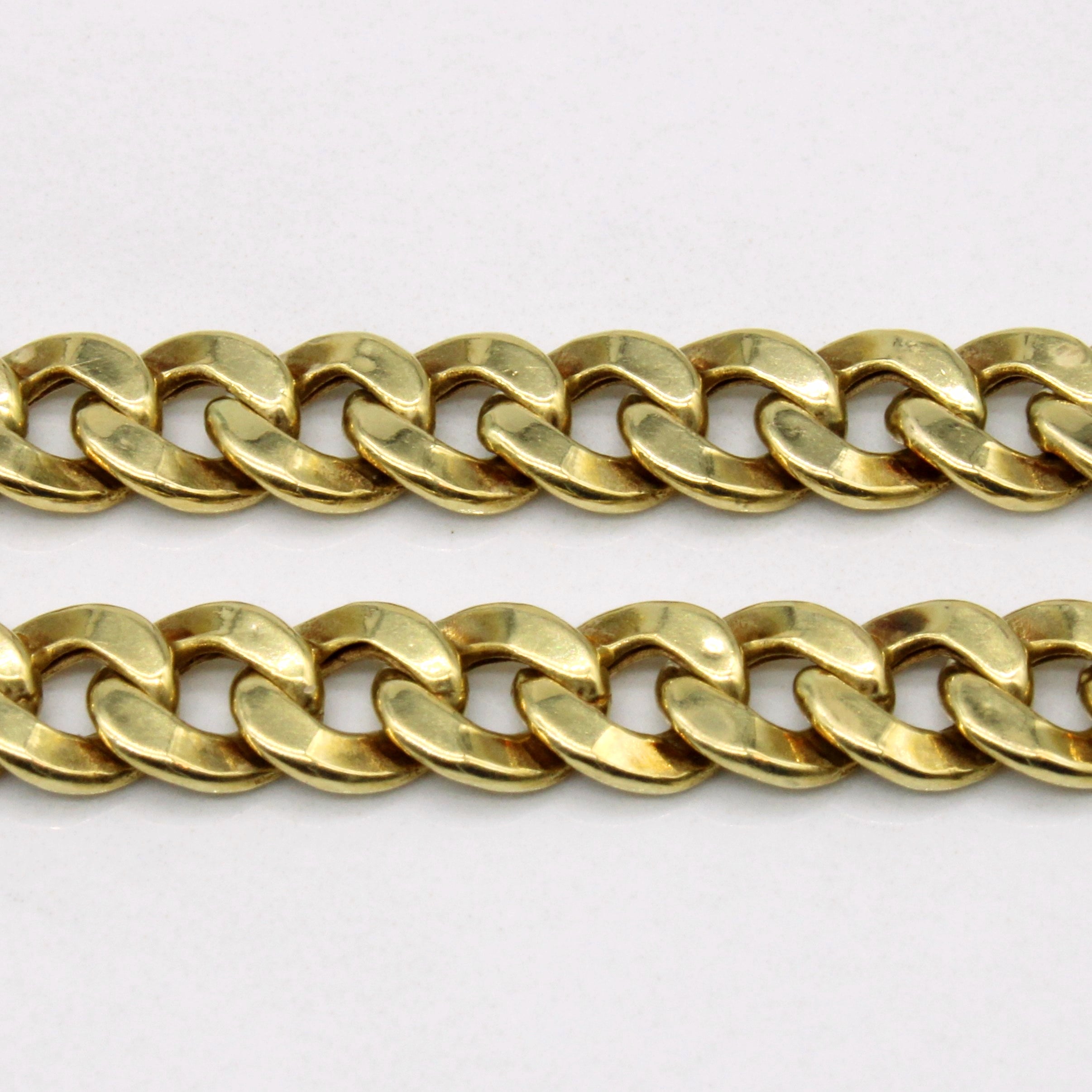 18k Yellow Gold Curb Link Chain | 21" |