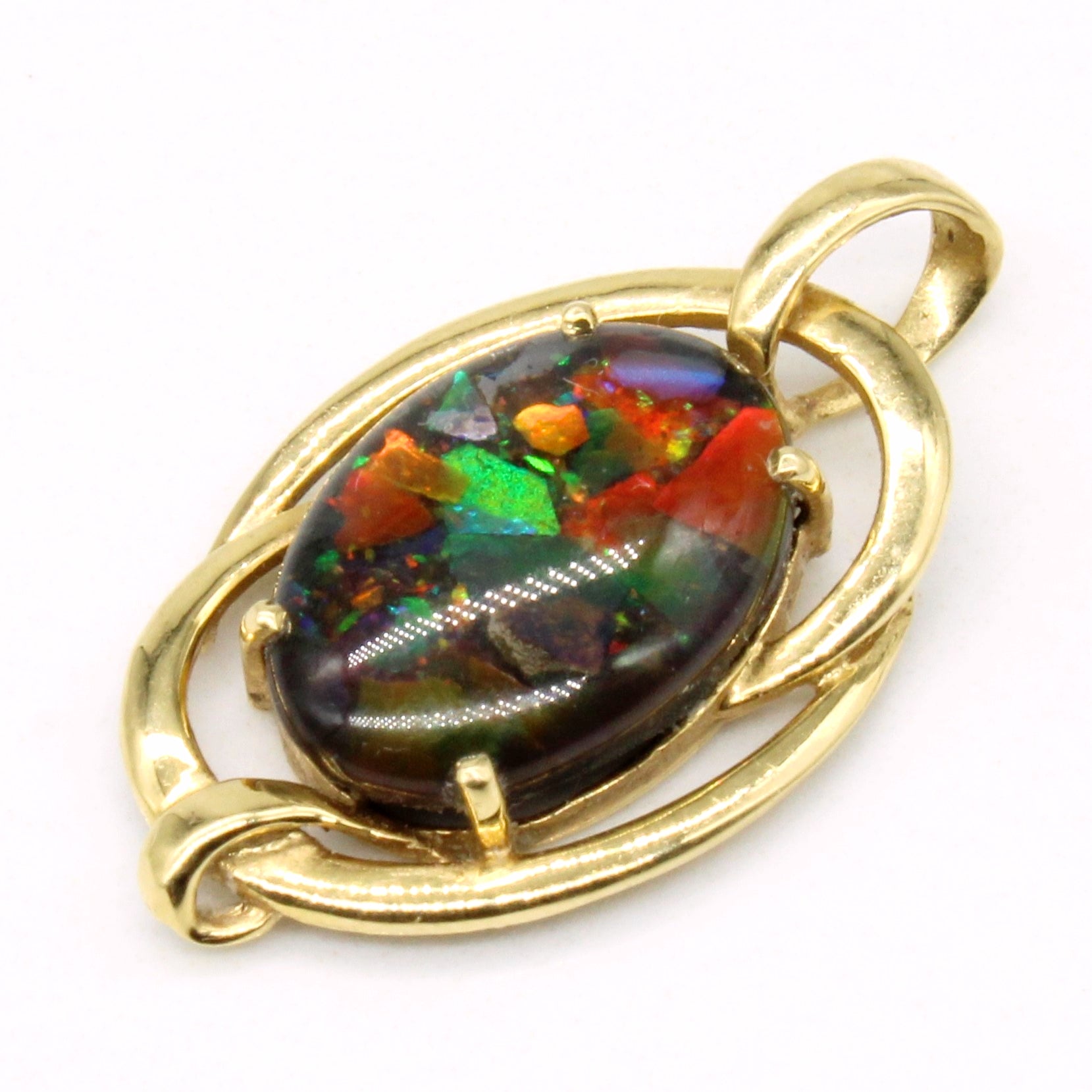 Triplet Ammolite Pendant | 3.50ct |