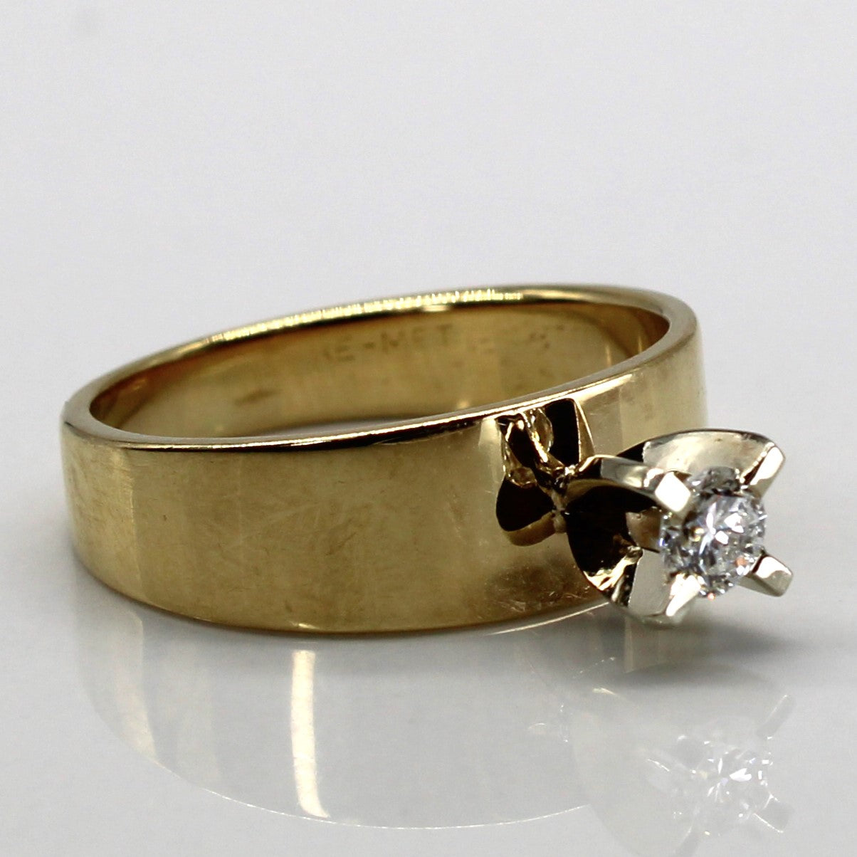 Four Prong Solitaire Diamond Ring | 0.15ct | SZ 5.25 |
