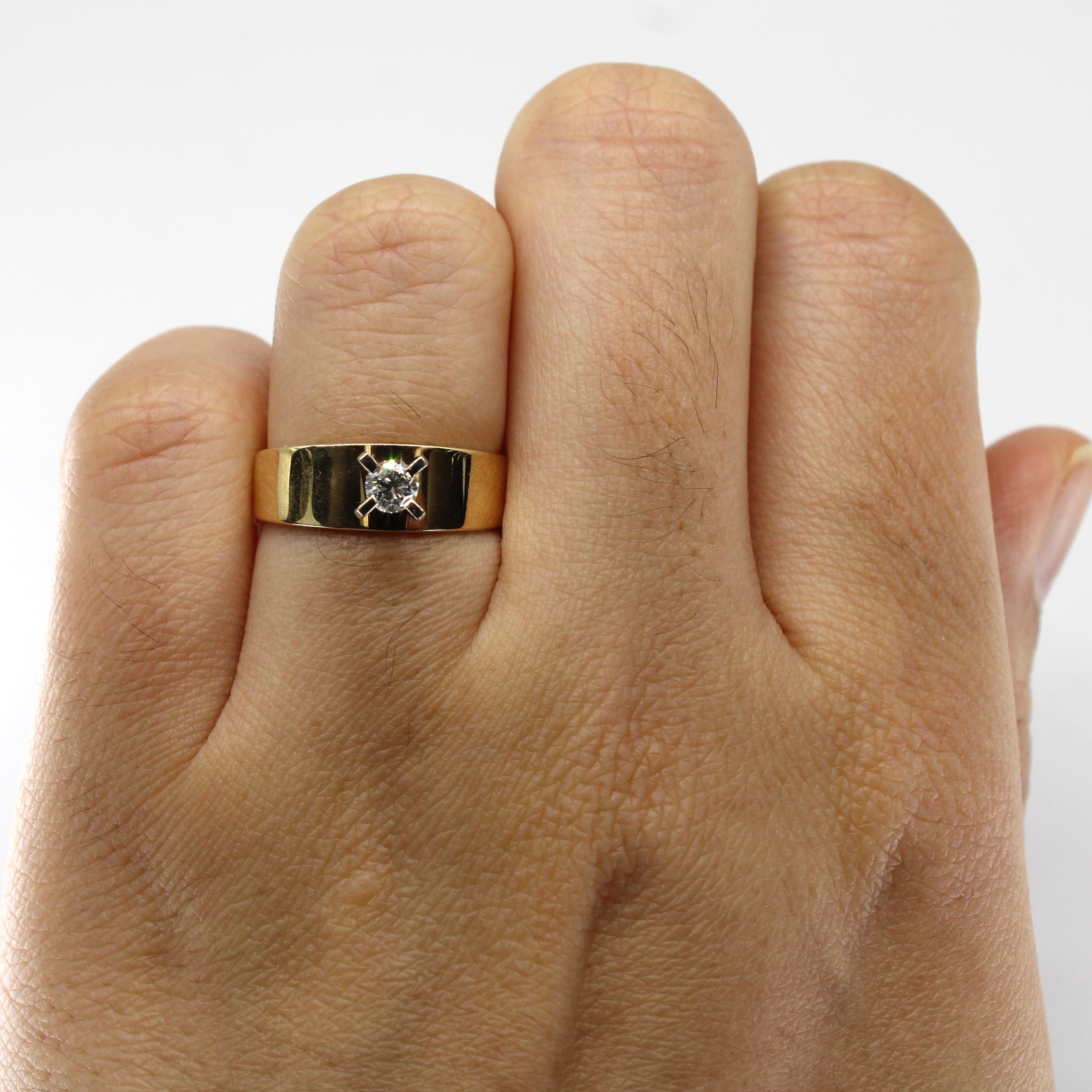 Four Prong Solitaire Diamond Ring | 0.15ct | SZ 5.25 |