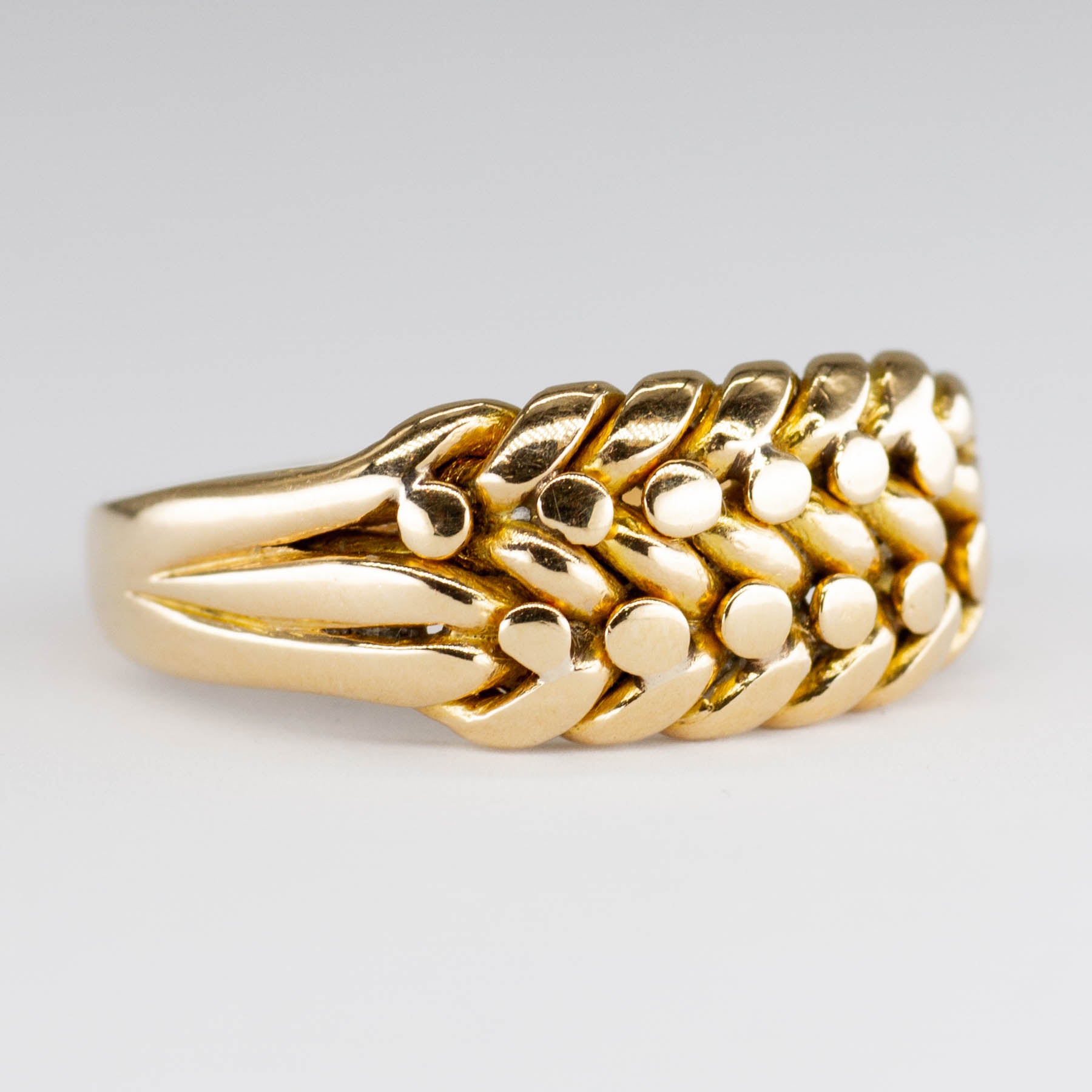 Victorian 1912 18k Gold Keeper Ring | SZ 8