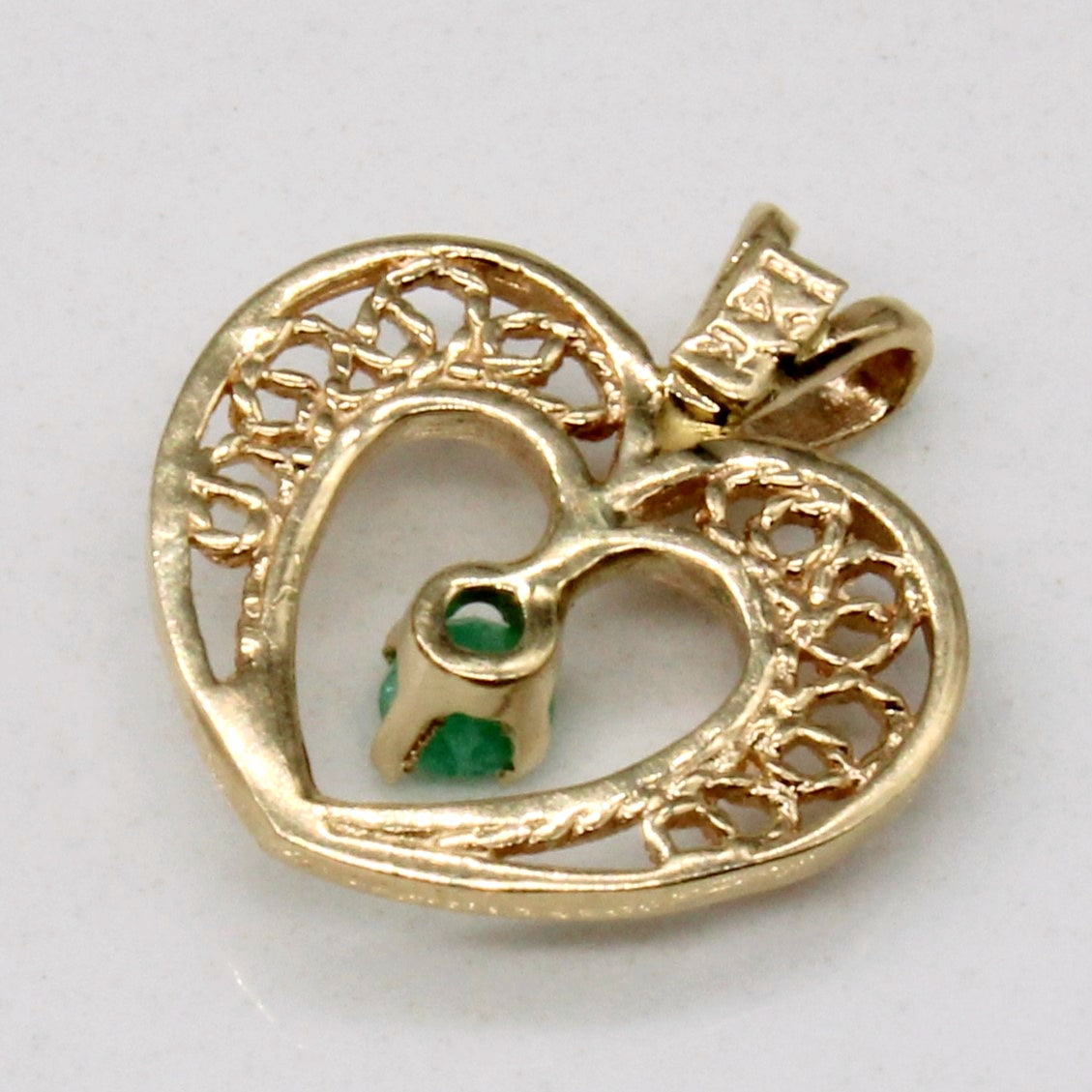 Emerald Heart Pendant | 0.05ct |