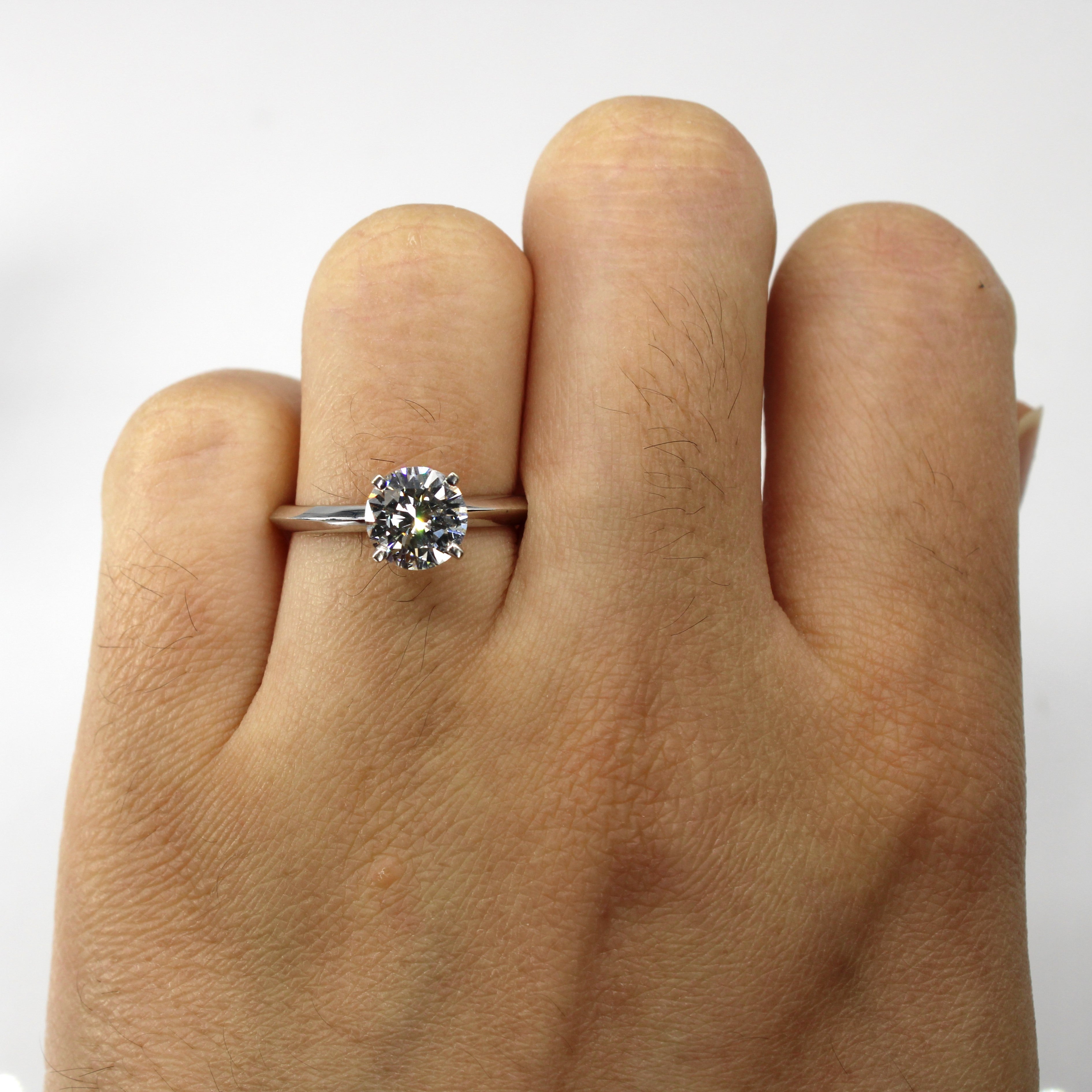 Solitaire Diamond Engagement Ring | 1.35ct | SZ 6 |