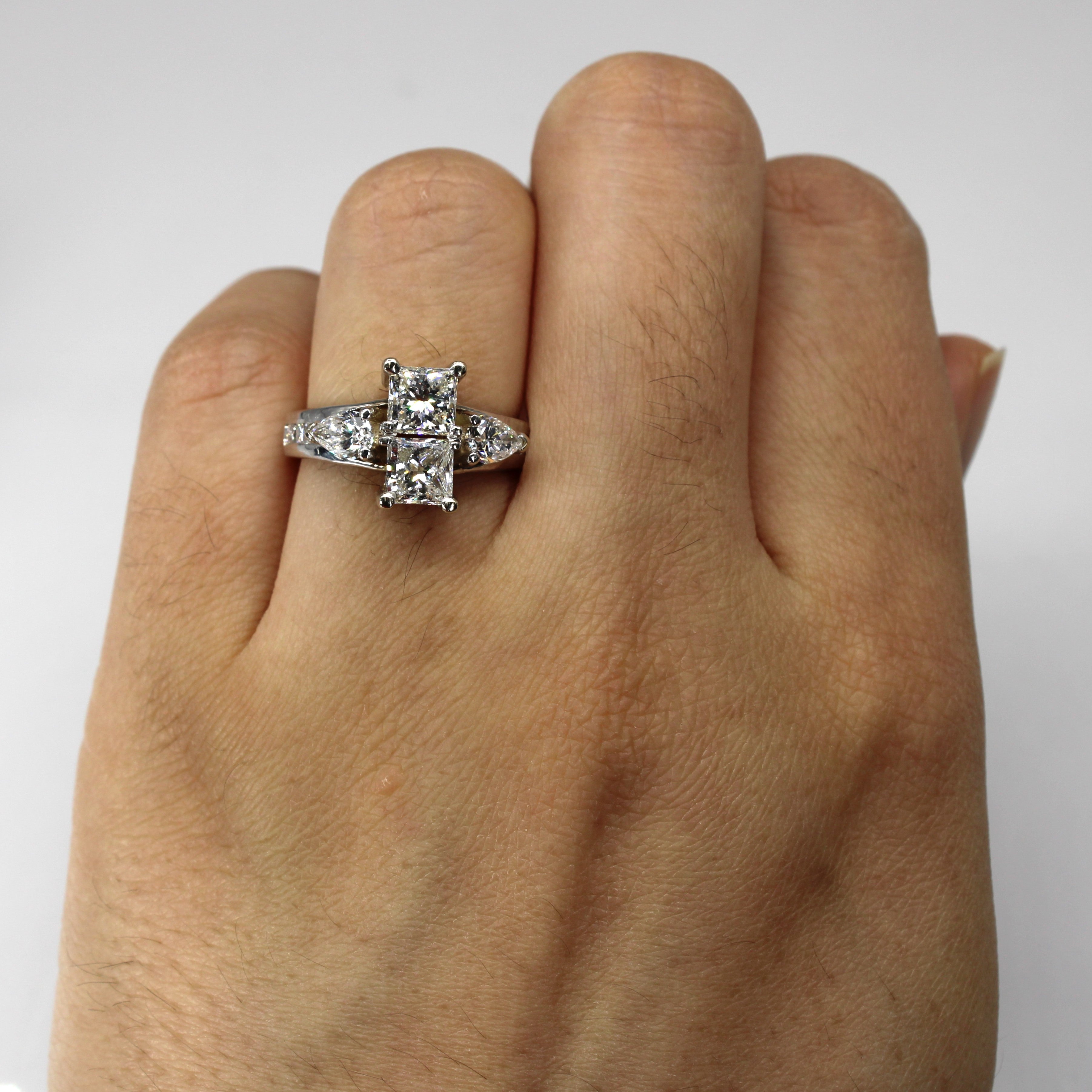 Prong Set Multi Diamond Engagement Ring | 2.32ctw | SZ 6 |