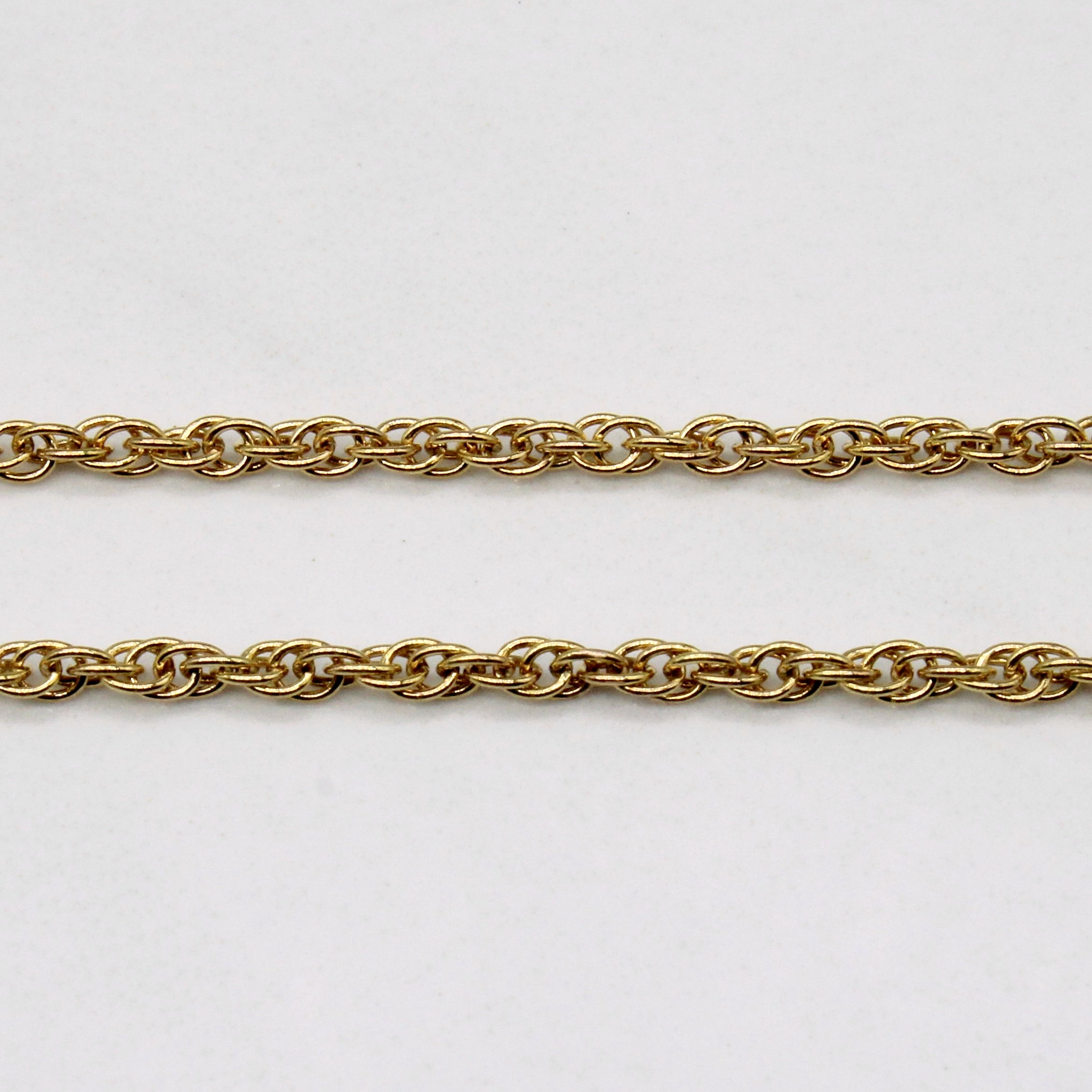 14k Yellow Gold Rope Chain | 20" |