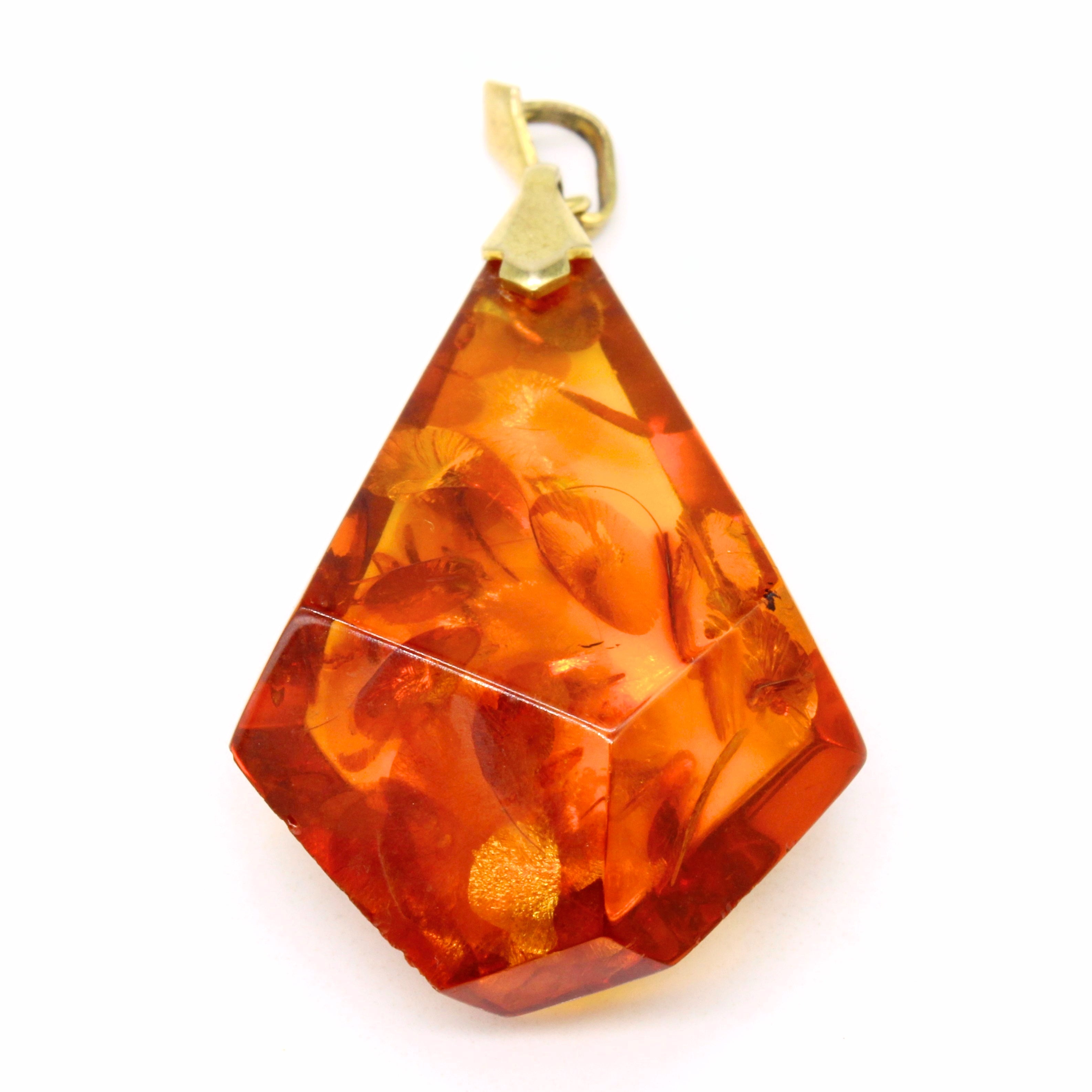 Amber Drop Pendant | 25.00ct |