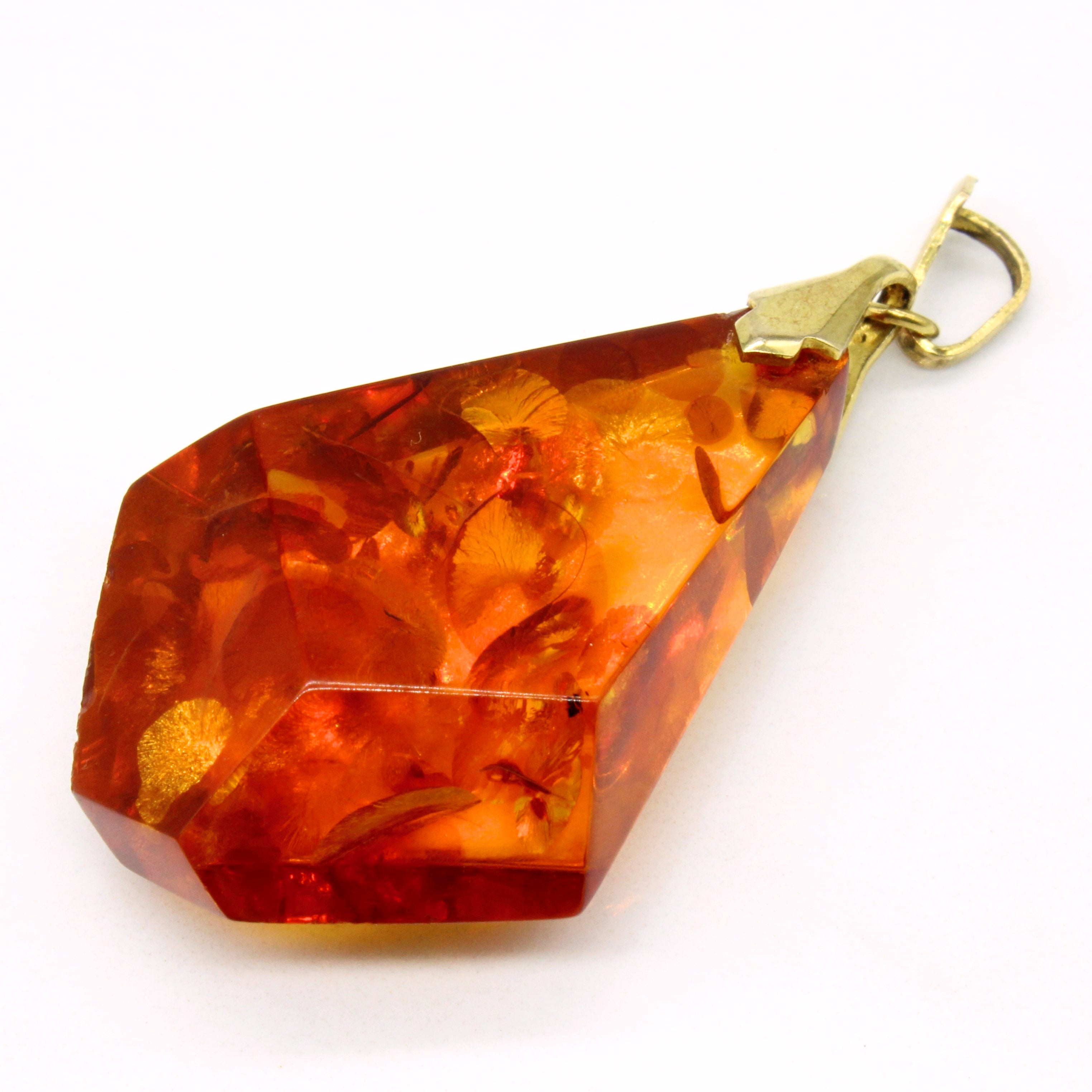 Amber Drop Pendant | 25.00ct |