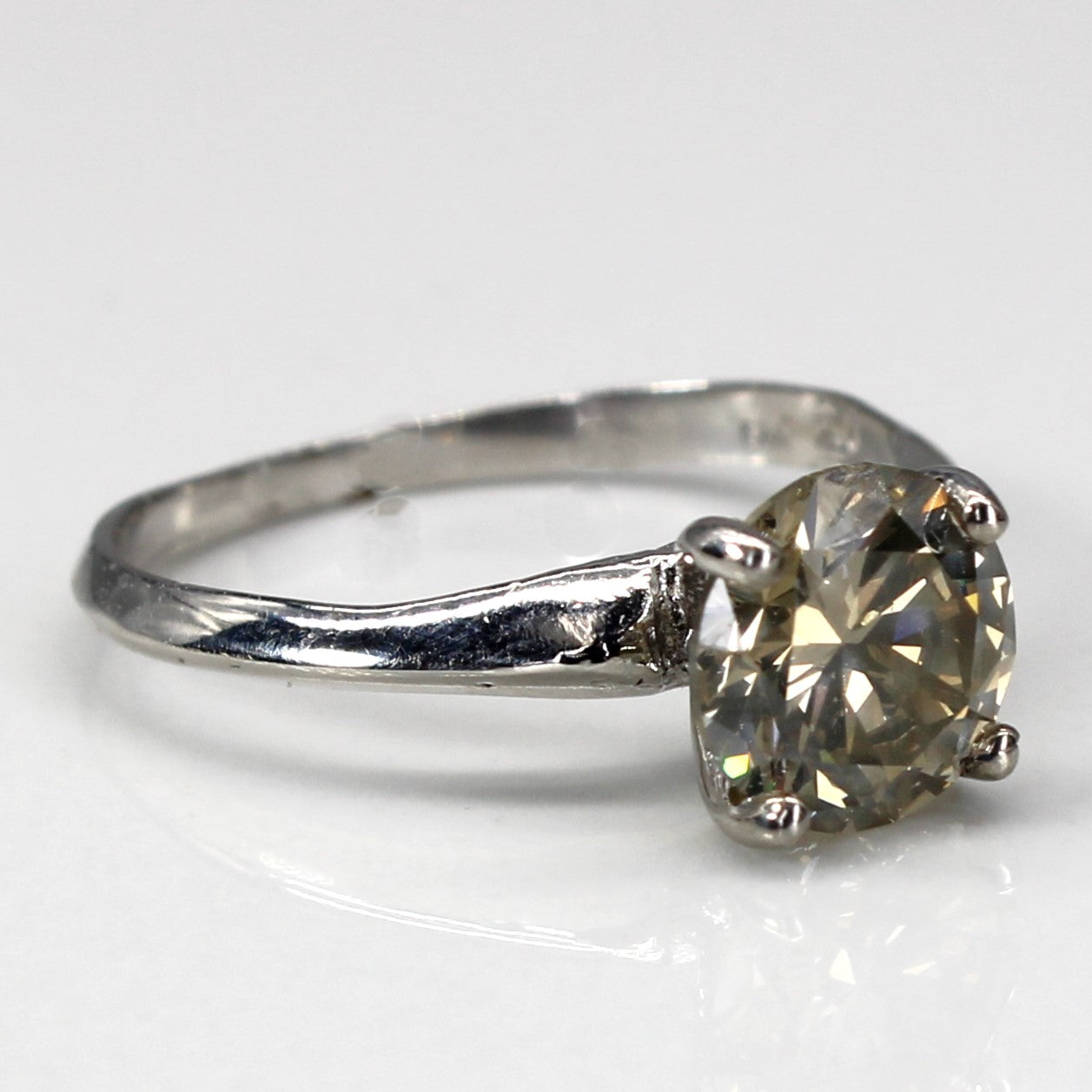 Four Prong Solitaire Diamond Ring | 1.50ct VS1/VS2 Q/R | SZ 5.75 |