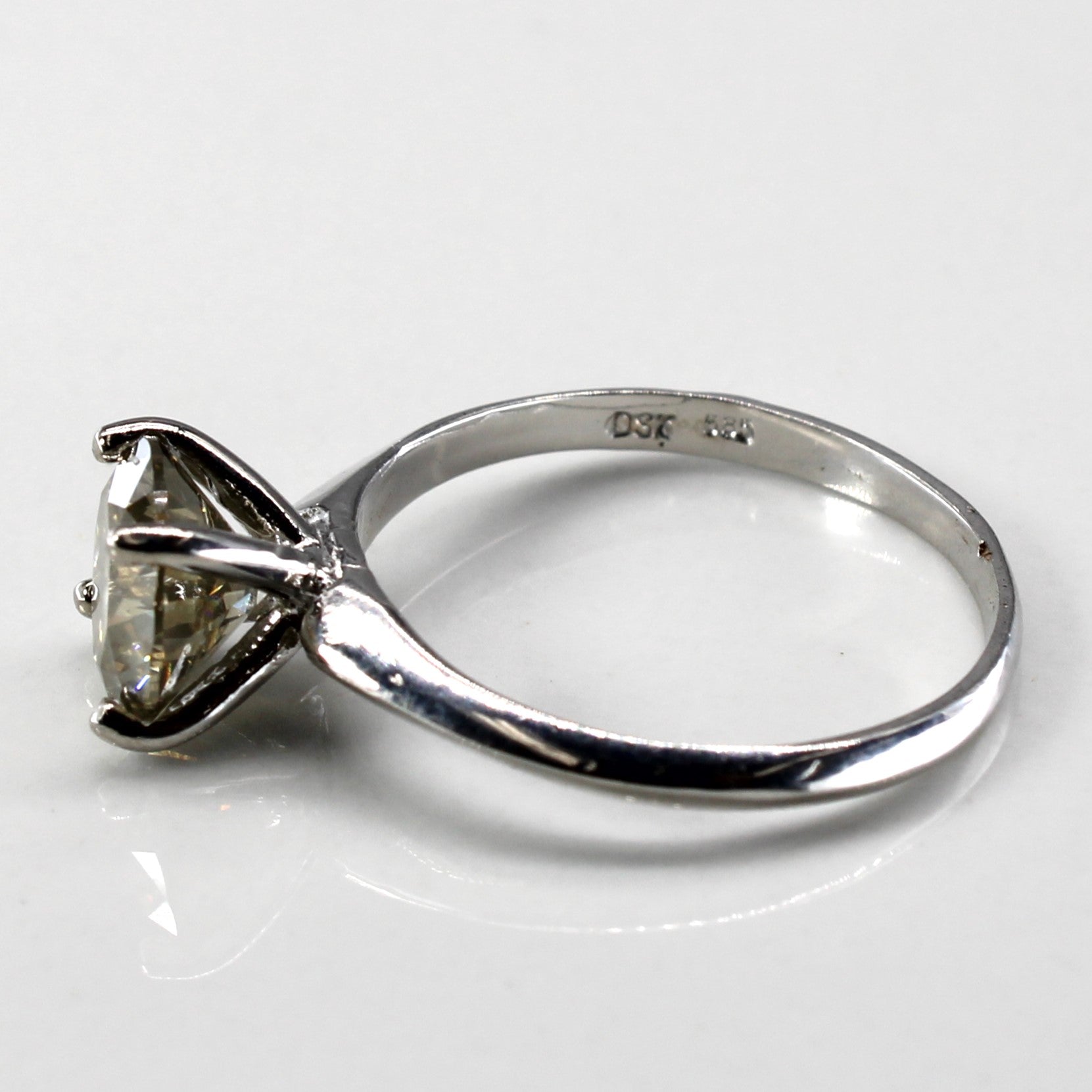 Four Prong Solitaire Diamond Ring | 1.50ct VS1/VS2 Q/R | SZ 5.75 |