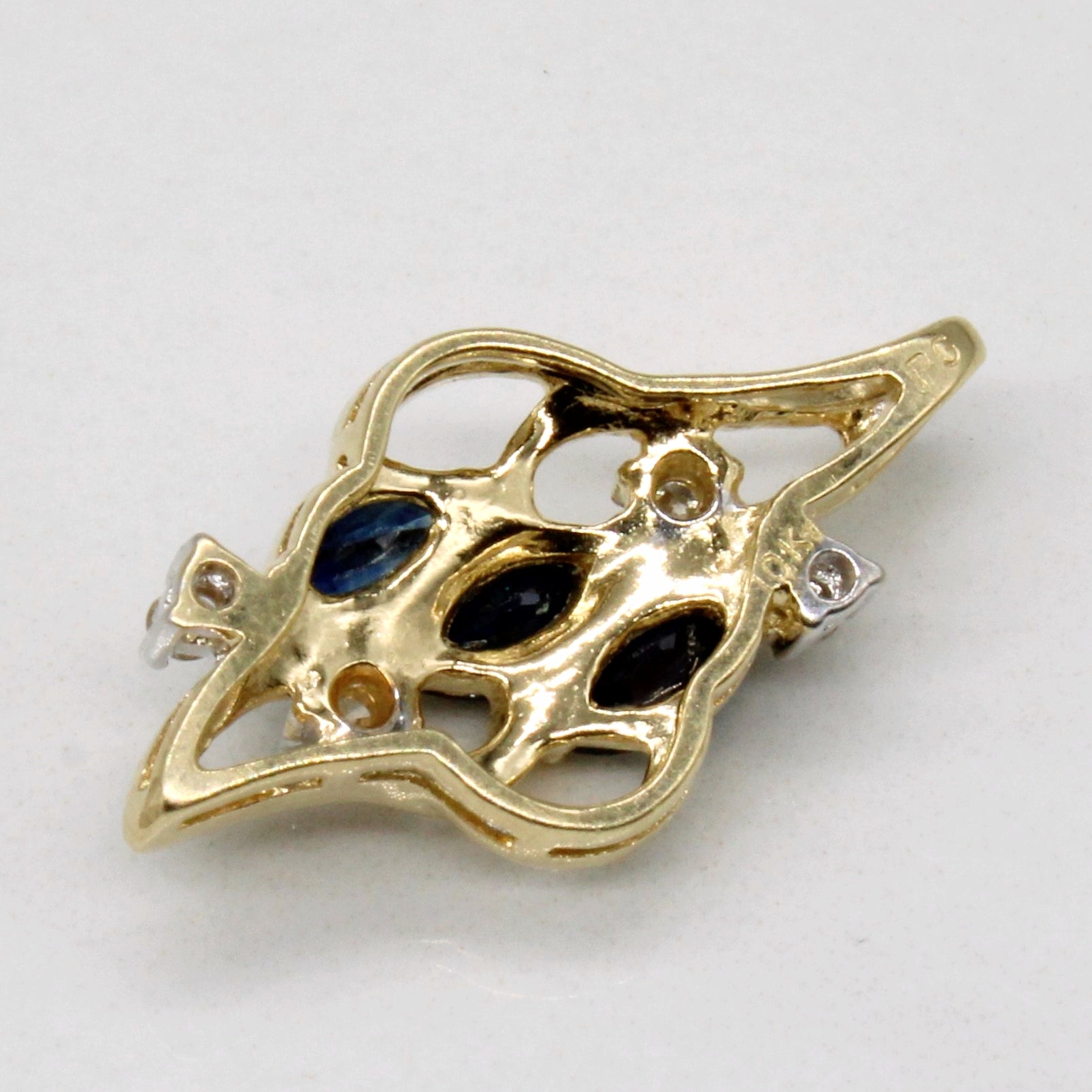 Sapphire & Diamond Pendant | 0.45ctw, 0.06ctw |