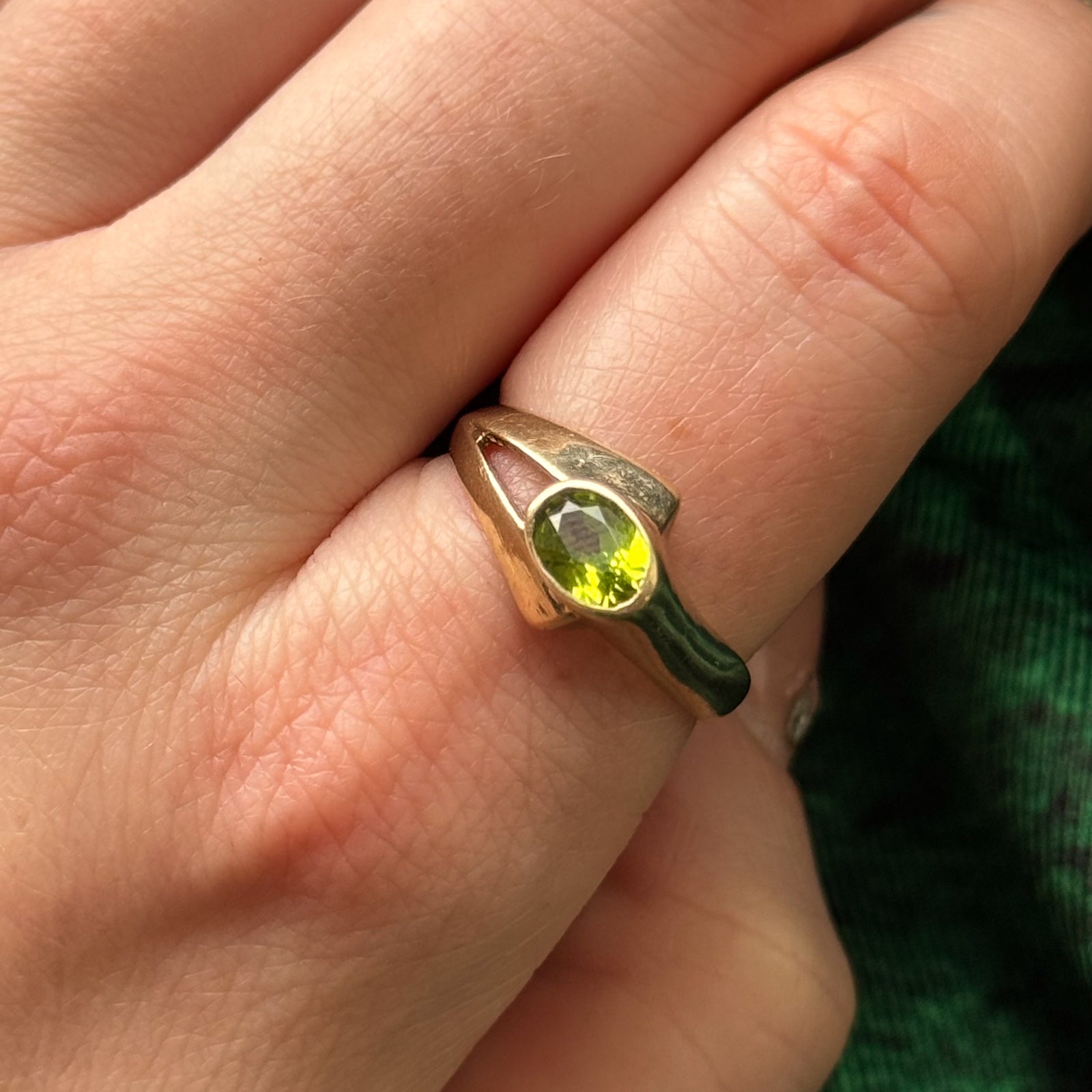 Bague triplet en spinelle synthétique | 0,70 ct | Taille 9,25 |