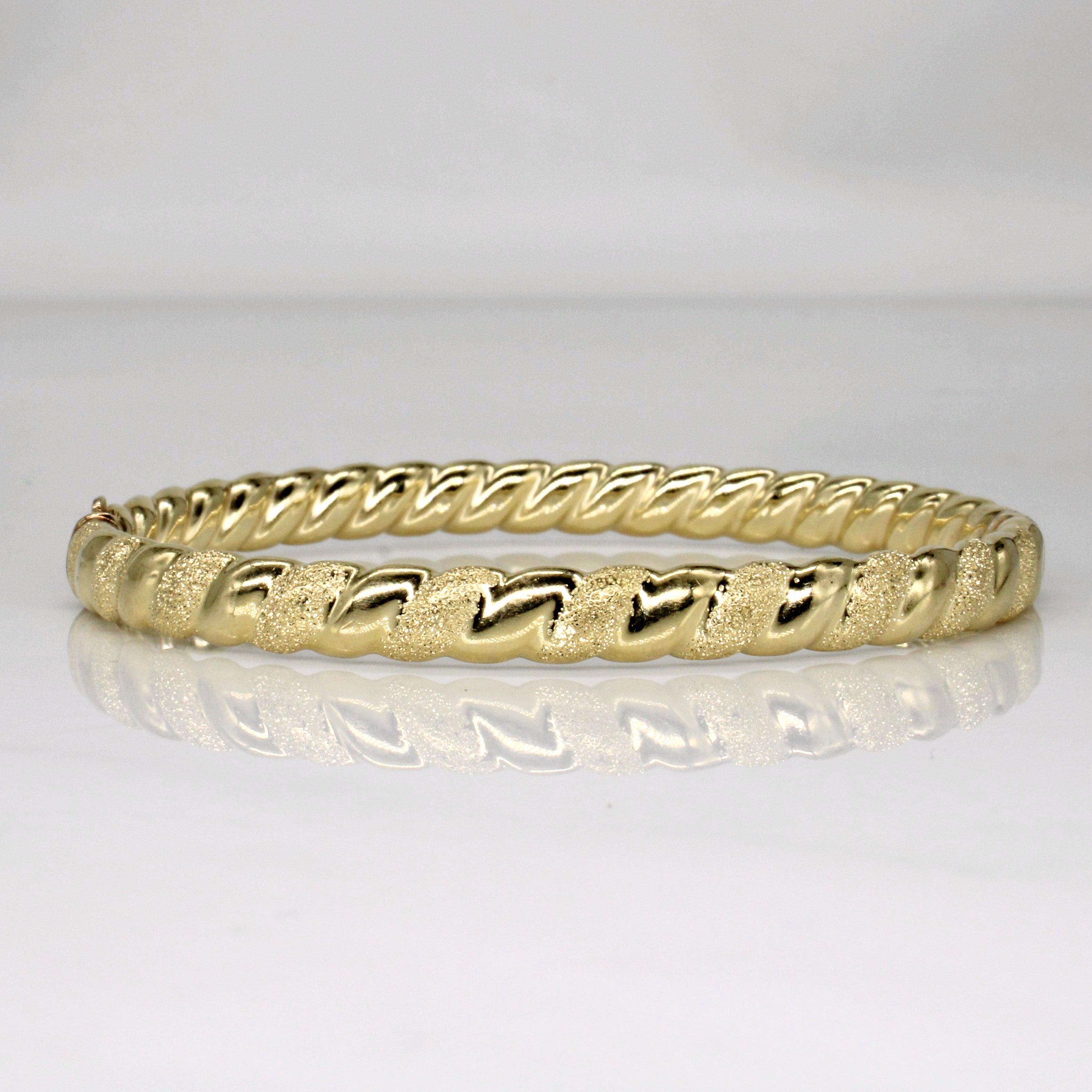 Bracelet en or jaune 14 carats | 6,5" |
