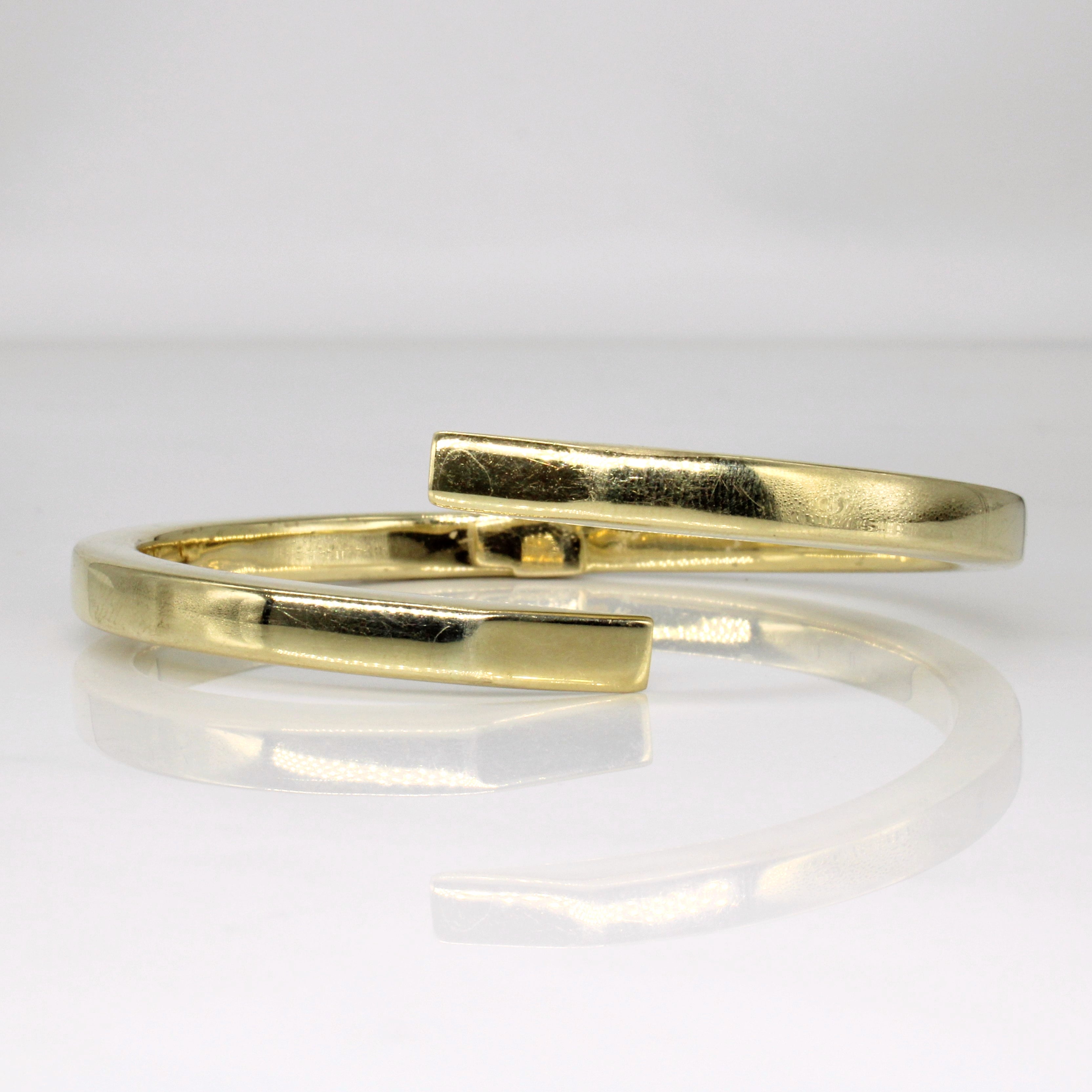 14k Yellow Gold Bangle | 7" |