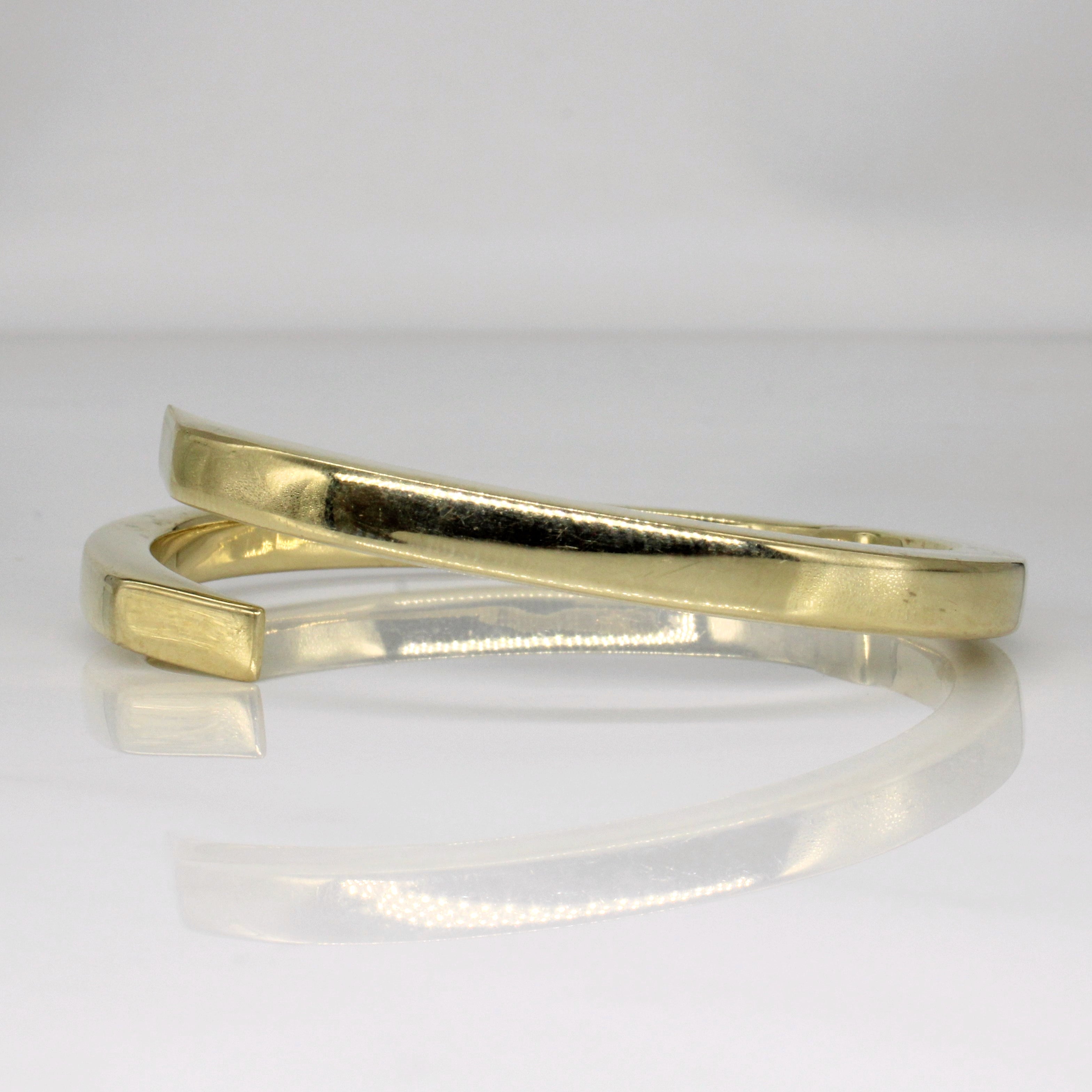 14k Yellow Gold Bangle | 7" |