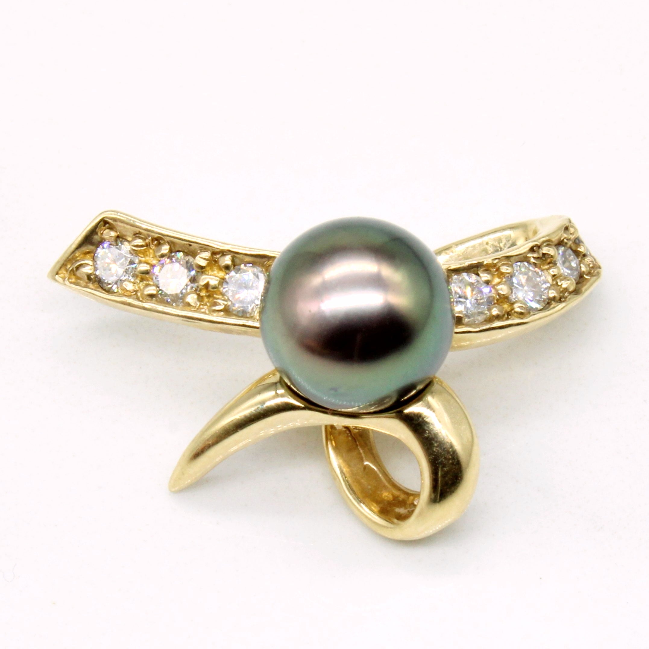 Pearl & Diamond Pendant | 0.19ctw |