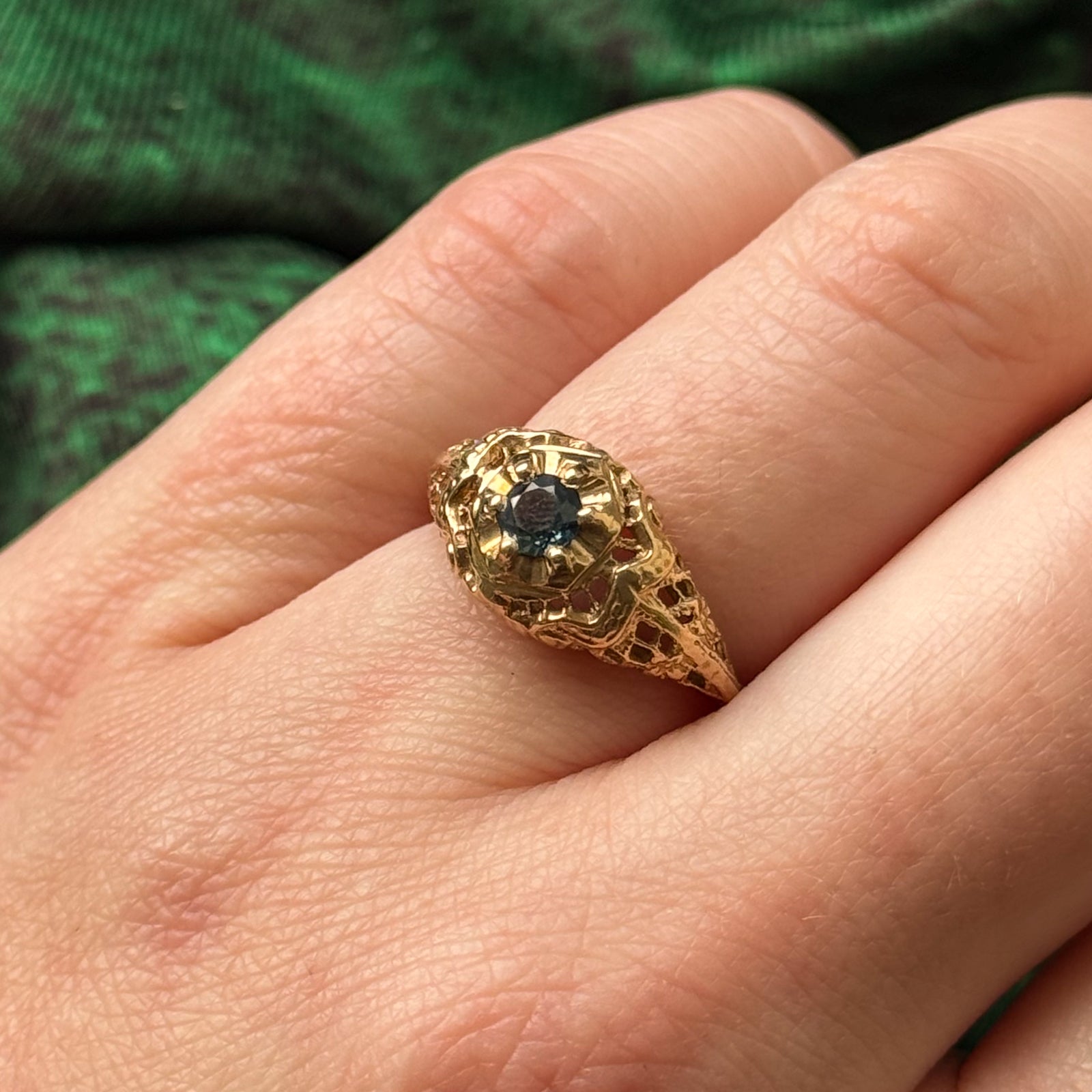 Blue Sapphire Ring | 0.30ct | SZ 5.5 |