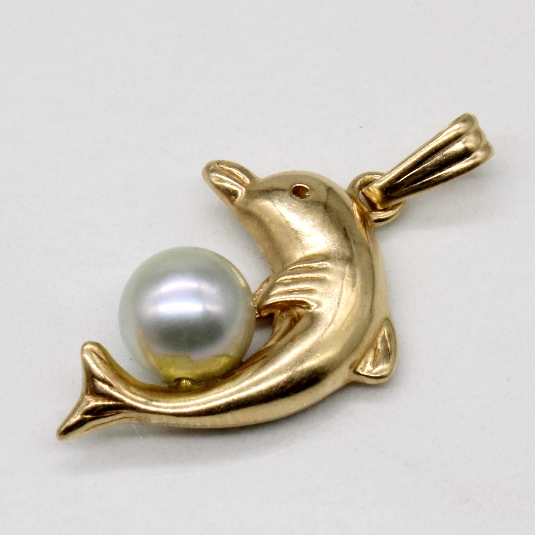 Pearl Dolphin Pendant