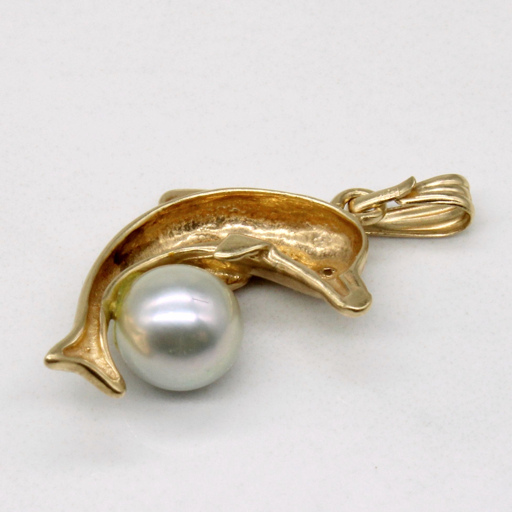 Pearl Dolphin Pendant