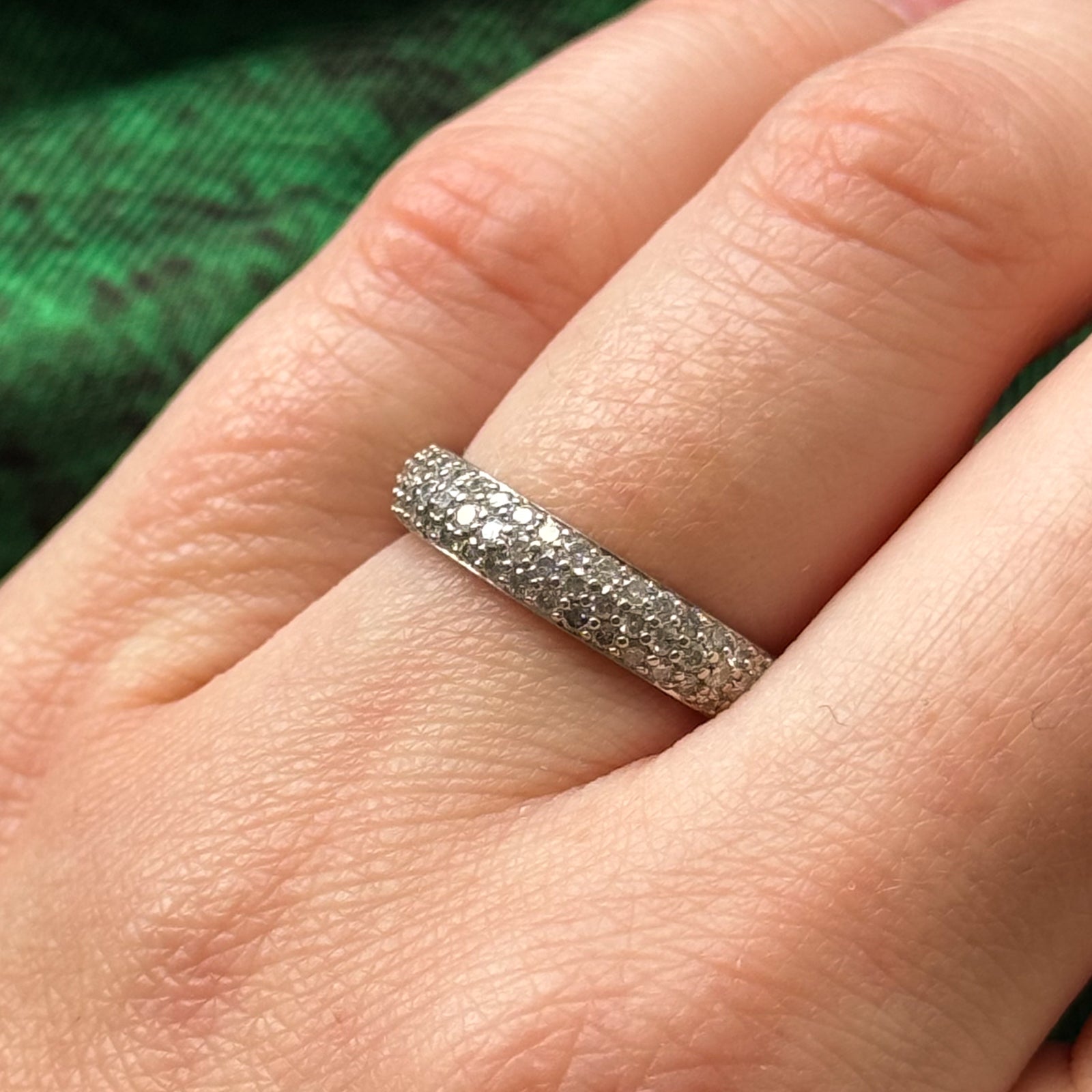 Bague d'anniversaire en diamant | 0,50 ct | Taille 5,5 |