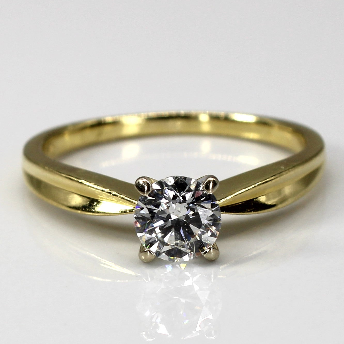 Four Prong Solitaire Diamond Ring | 0.70ct I1 G | SZ 7.75 |