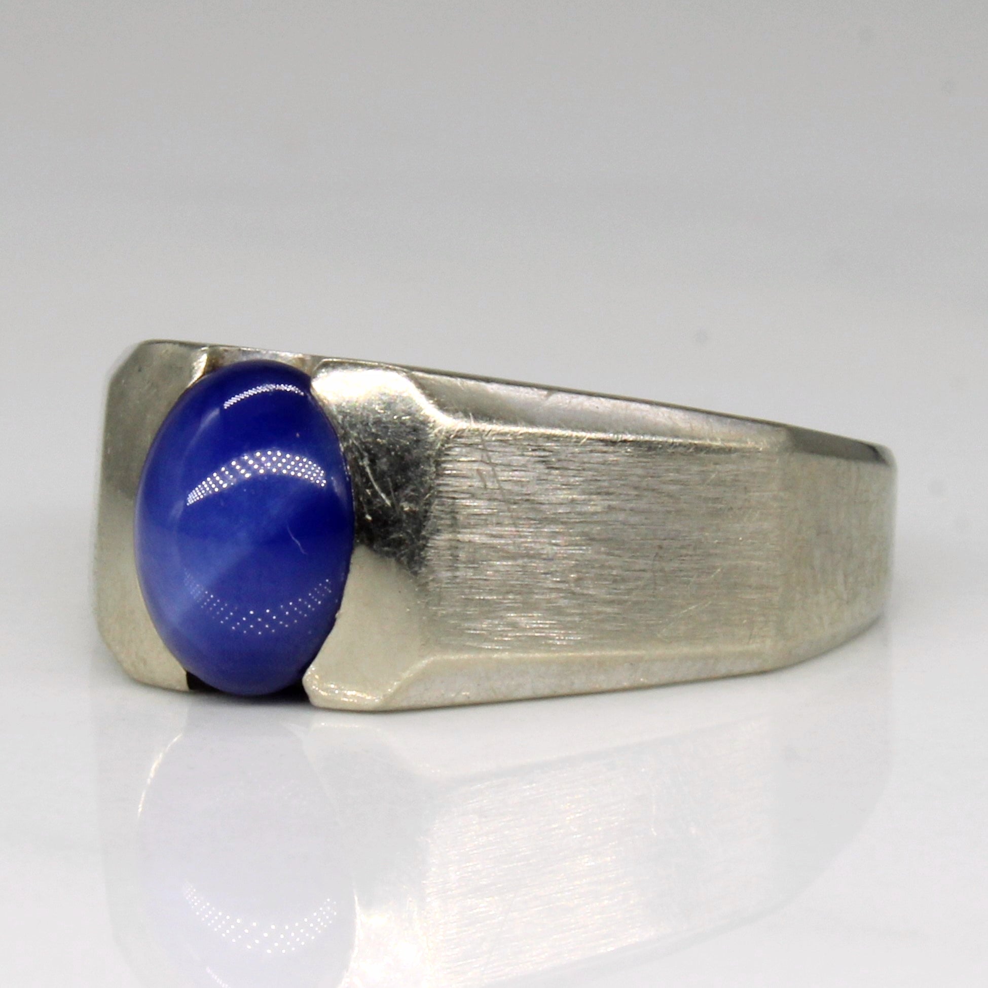 Synthetic Star Sapphire Cocktail Ring | 1.55ct | SZ 6.75 |