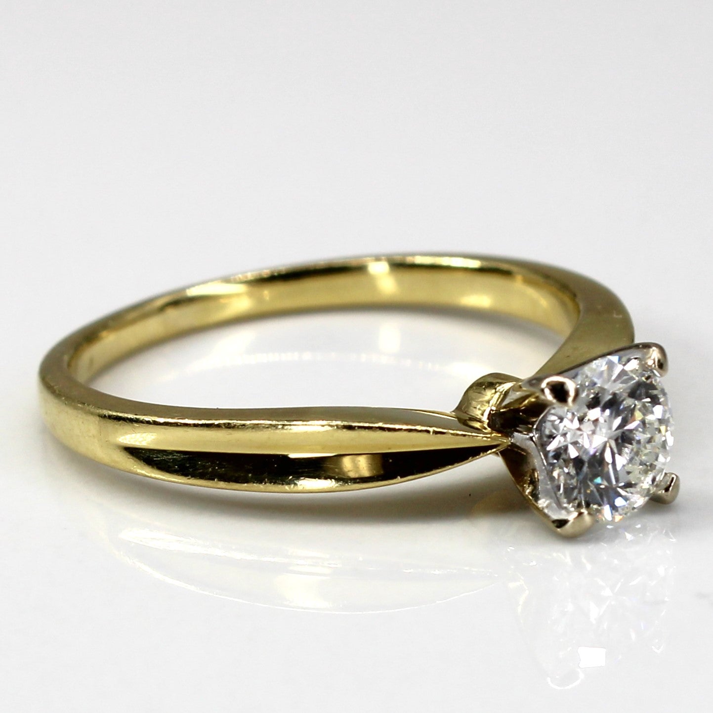 Four Prong Solitaire Diamond Ring | 0.70ct I1 G | SZ 7.75 |