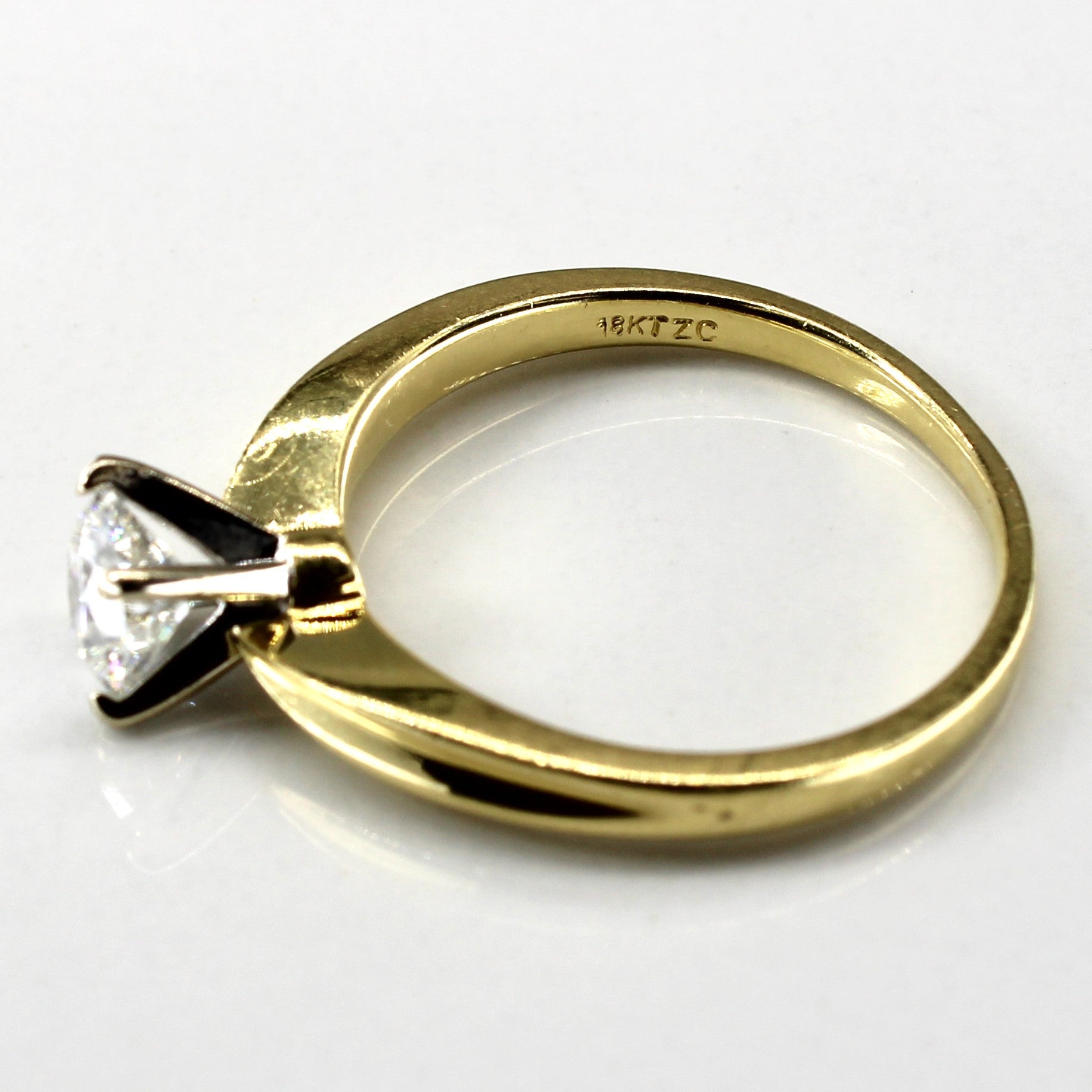 Four Prong Solitaire Diamond Ring | 0.70ct I1 G | SZ 7.75 |