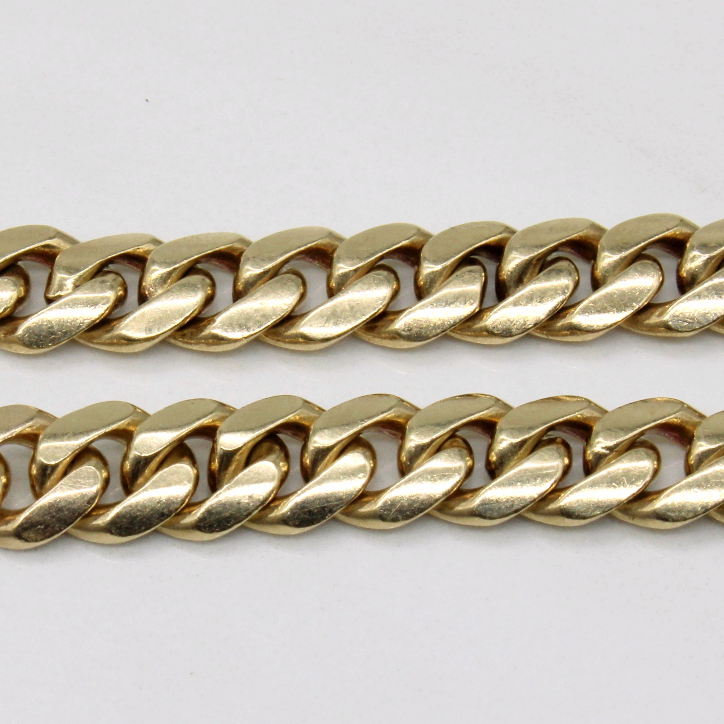 12k Yellow Gold Cuban Link Bracelet | 7.5" |