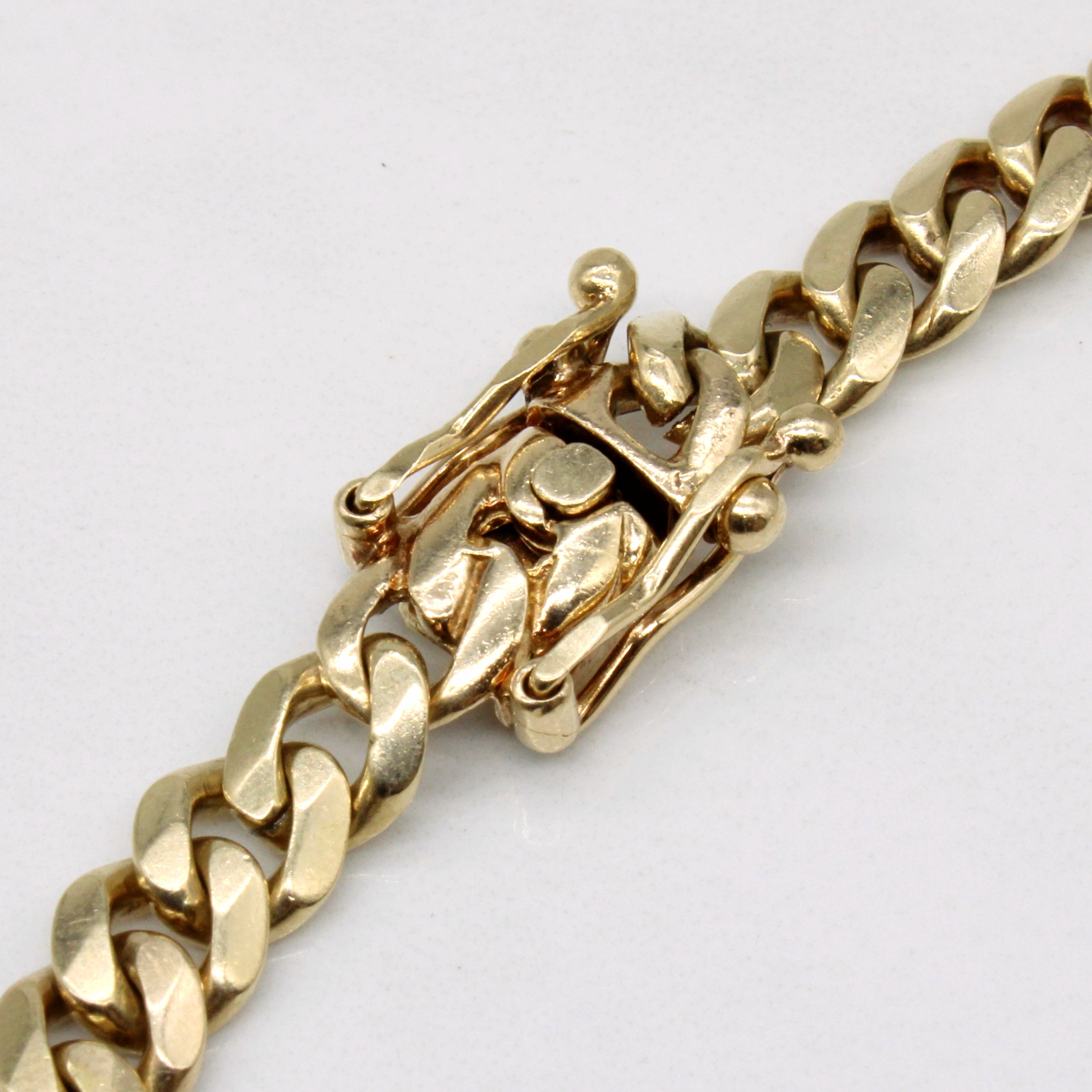 12k Yellow Gold Cuban Link Bracelet | 7.5" |