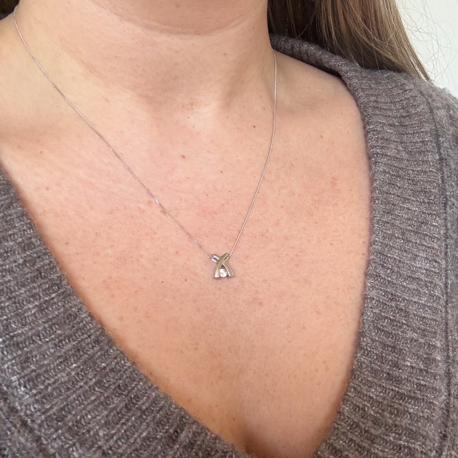 Diamond Pendant & Necklace | 0.20ct | 19" |