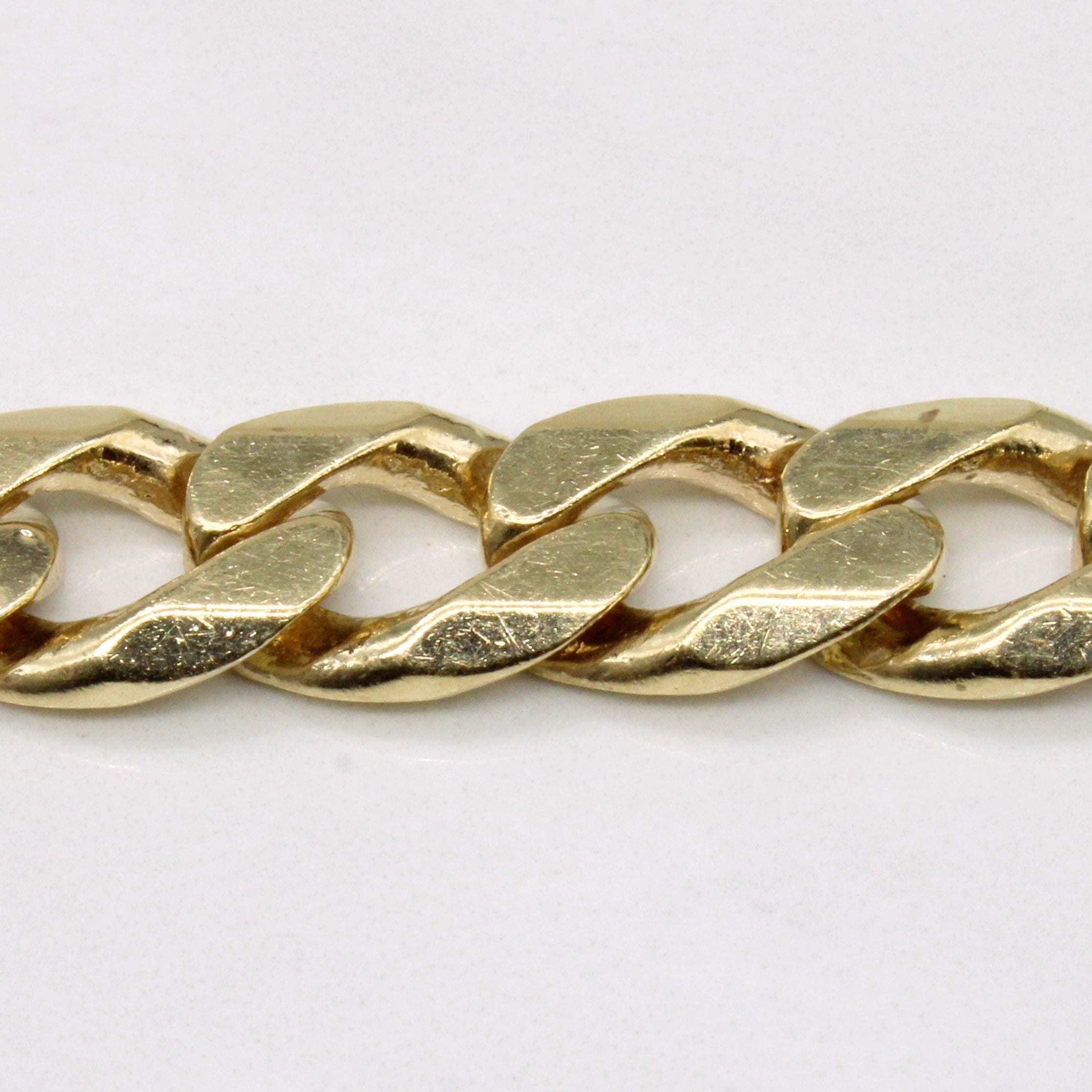 10k Yellow Gold Cuban Link Bracelet | 8" |