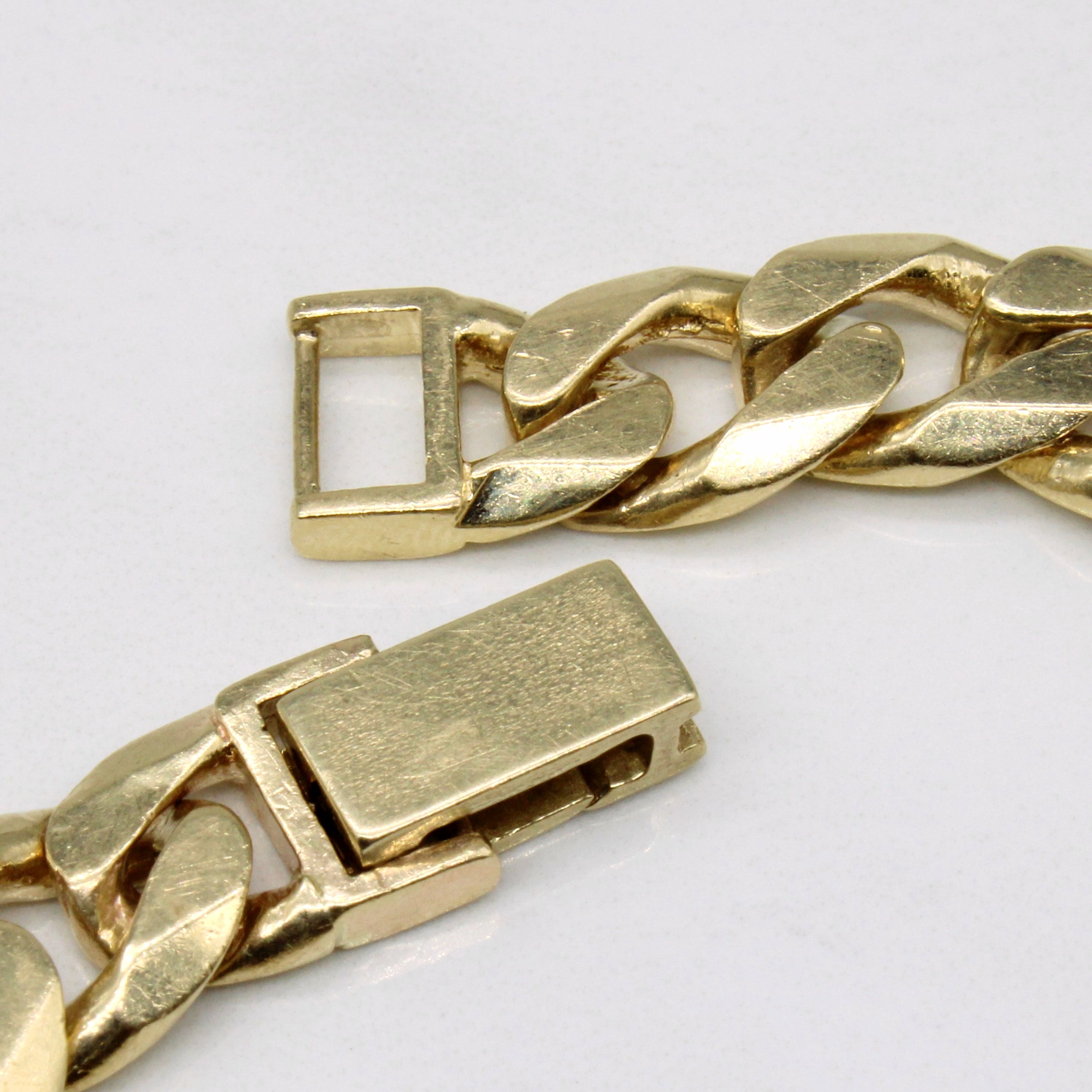 10k Yellow Gold Cuban Link Bracelet | 8" |