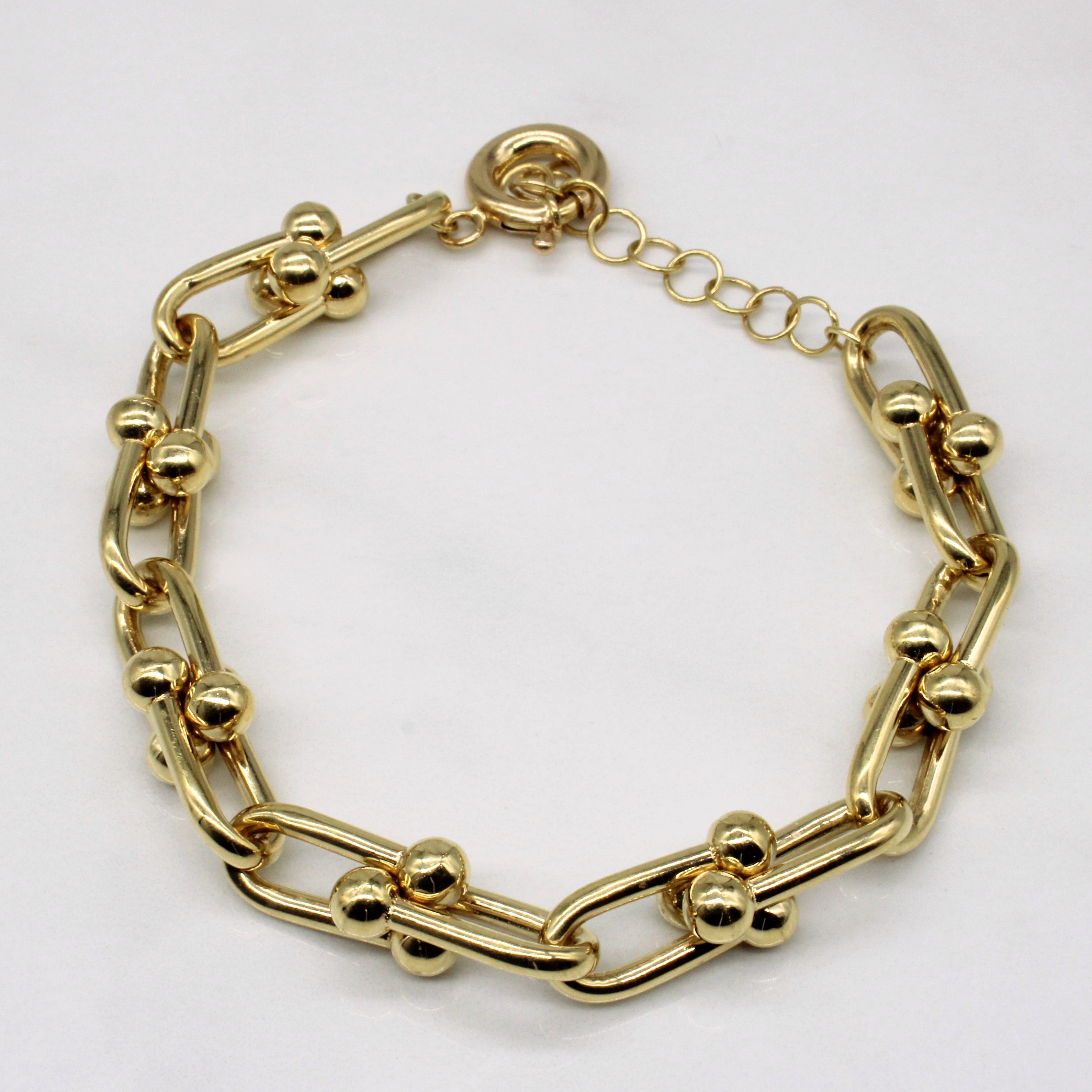 Bracelet en or jaune 18 carats | 9 pouces |