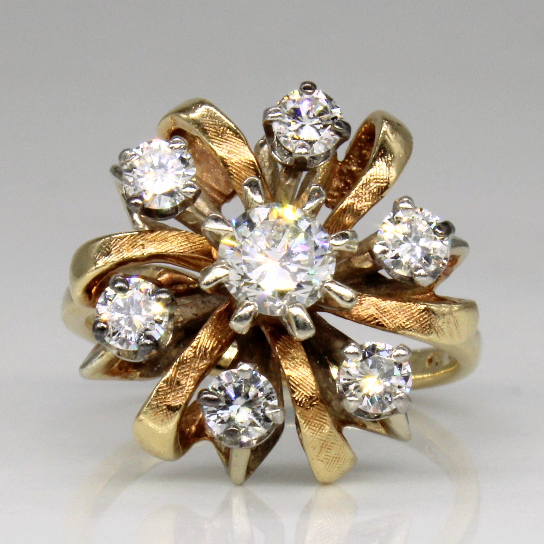 Ornate Diamond Ring | 0.85ctw | SZ 5.5 |
