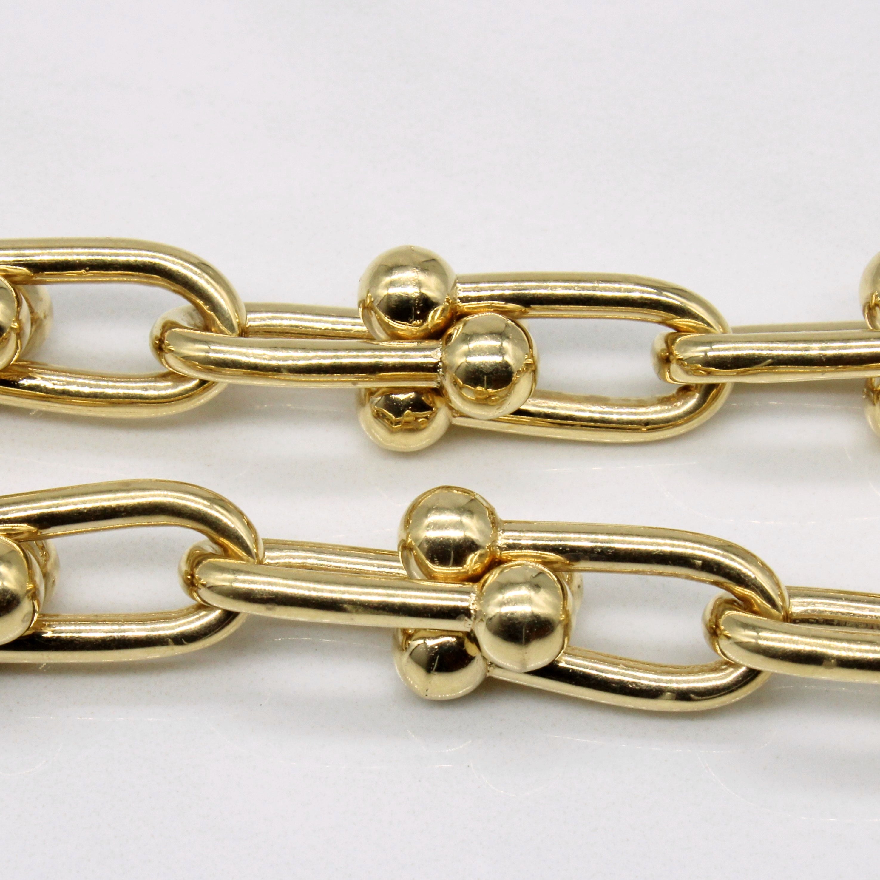 18k Yellow Gold Bracelet | 9" |