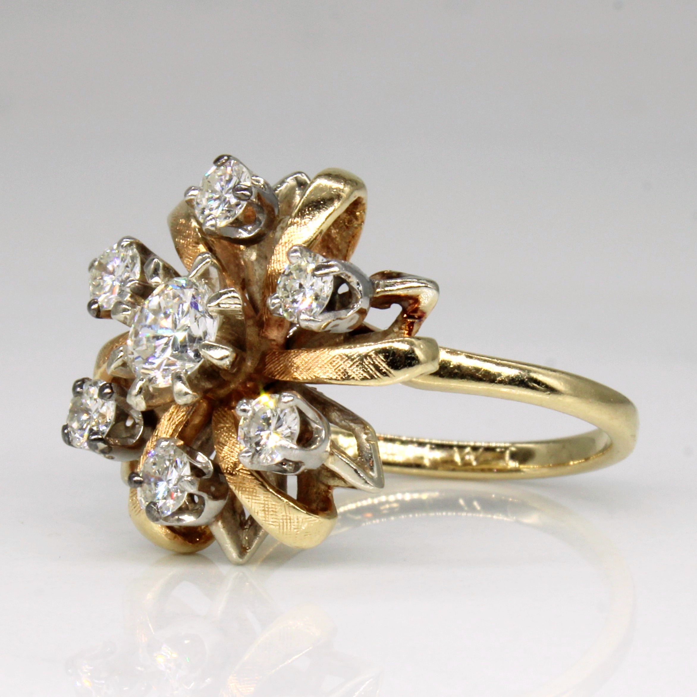 Ornate Diamond Ring | 0.85ctw | SZ 5.5 |