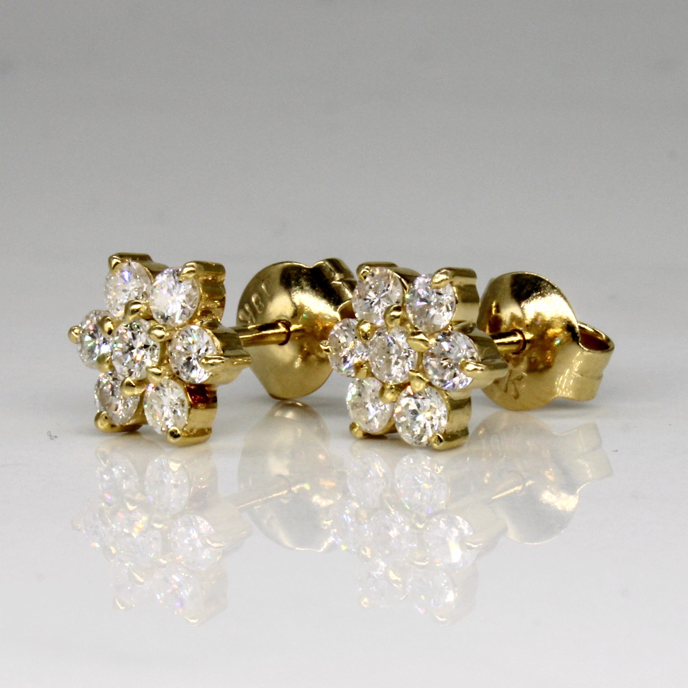 Boucles d'oreilles en diamants | 1,00 ct |