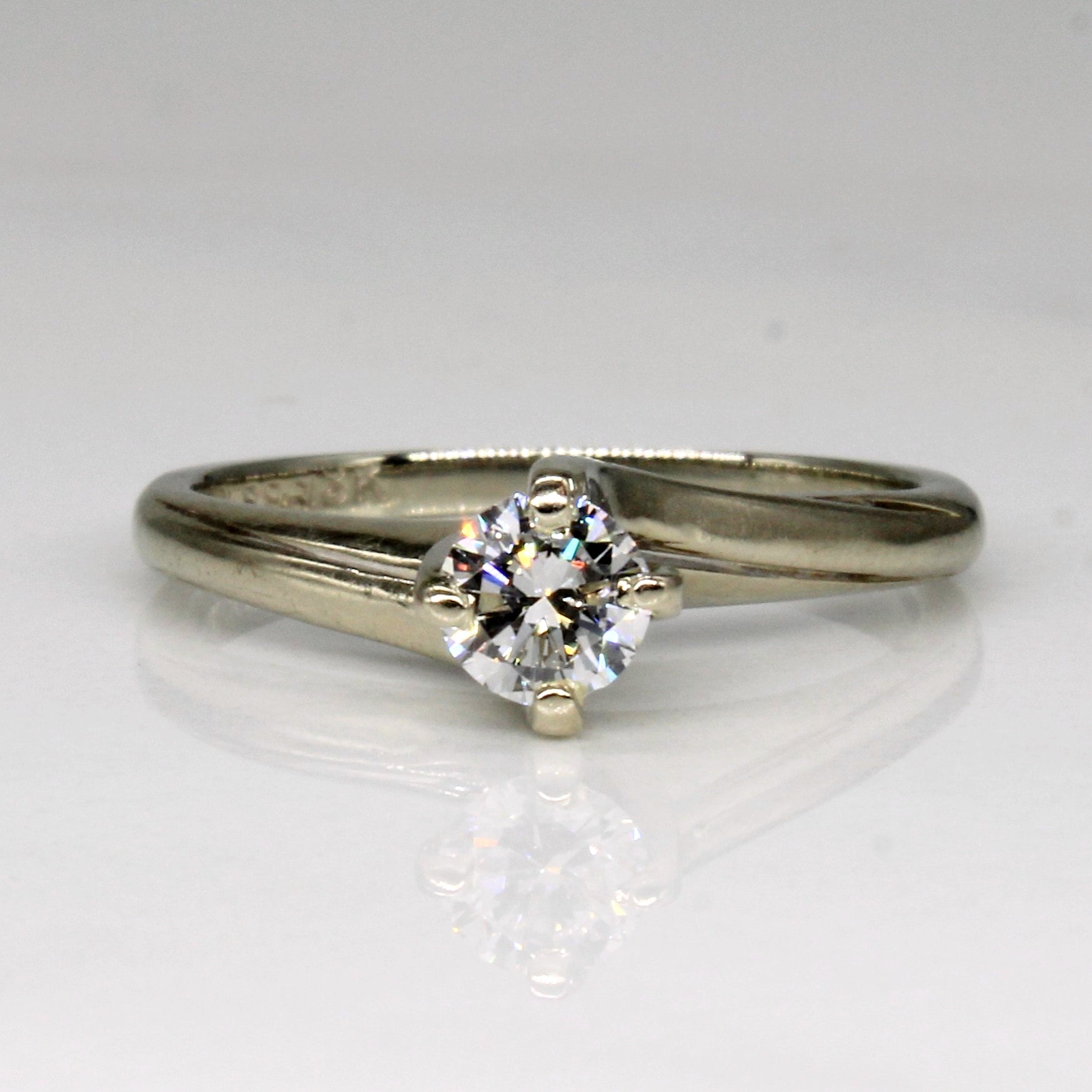 High Set Diamond Engagement Ring | 0.26ct | SZ 4.25 |