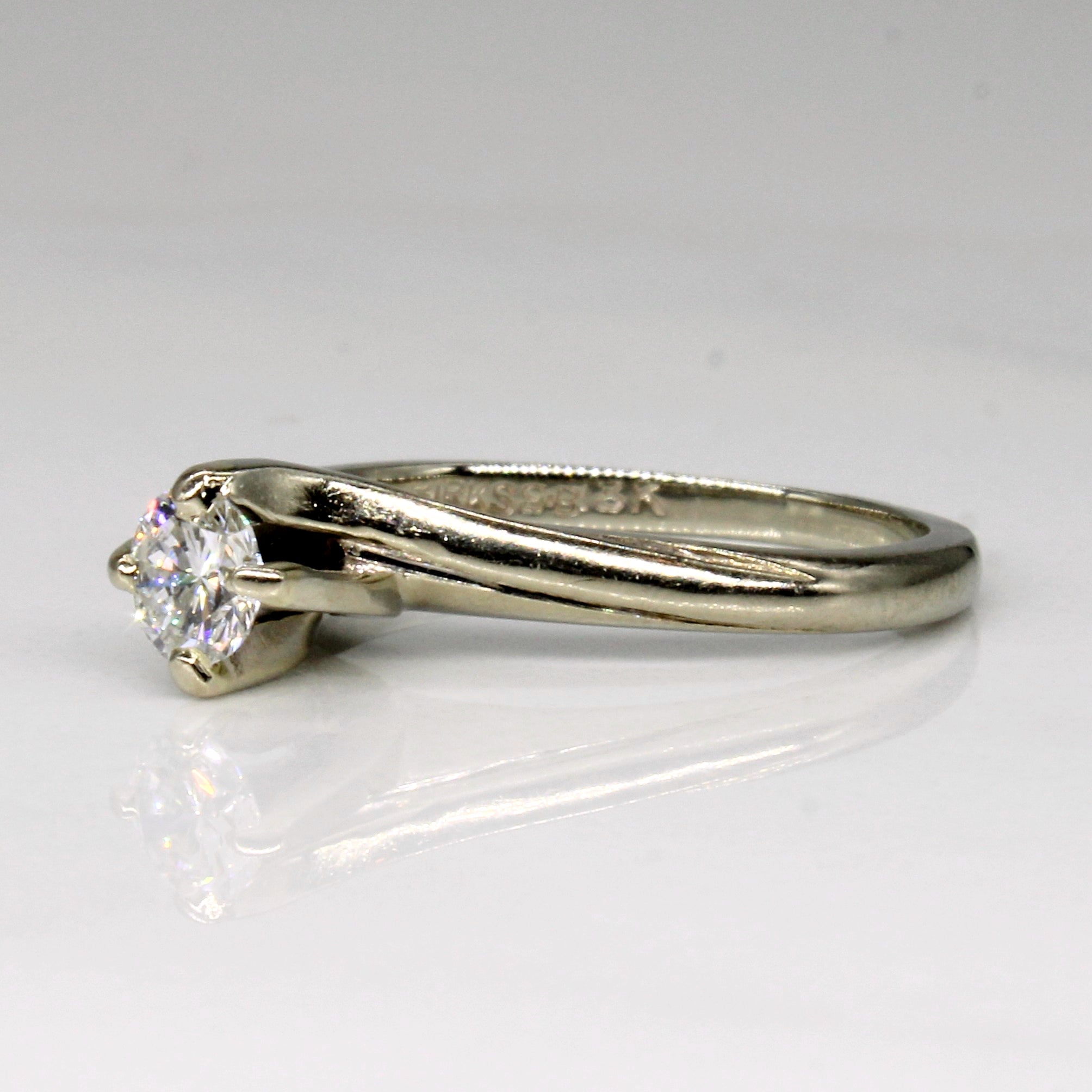 High Set Diamond Engagement Ring | 0.26ct | SZ 4.25 |
