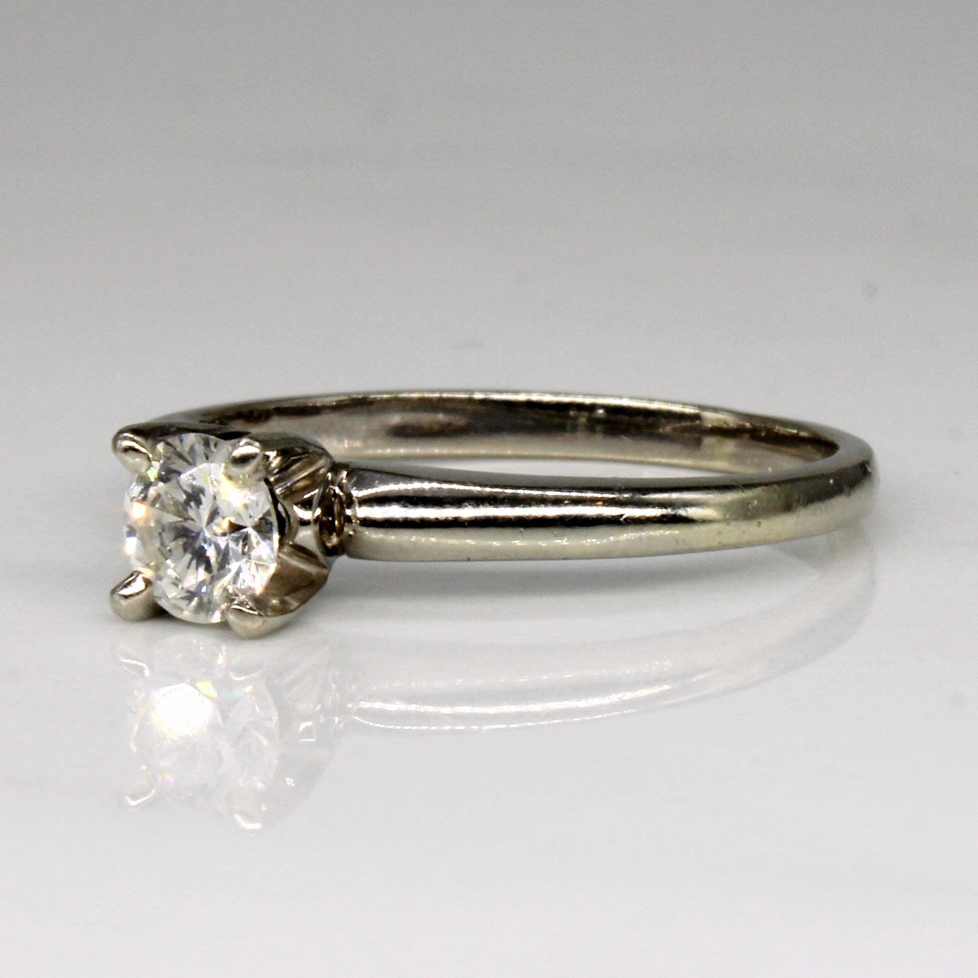 Cathedral Set Diamond Ring | 0.37ct | SZ 6.5 |