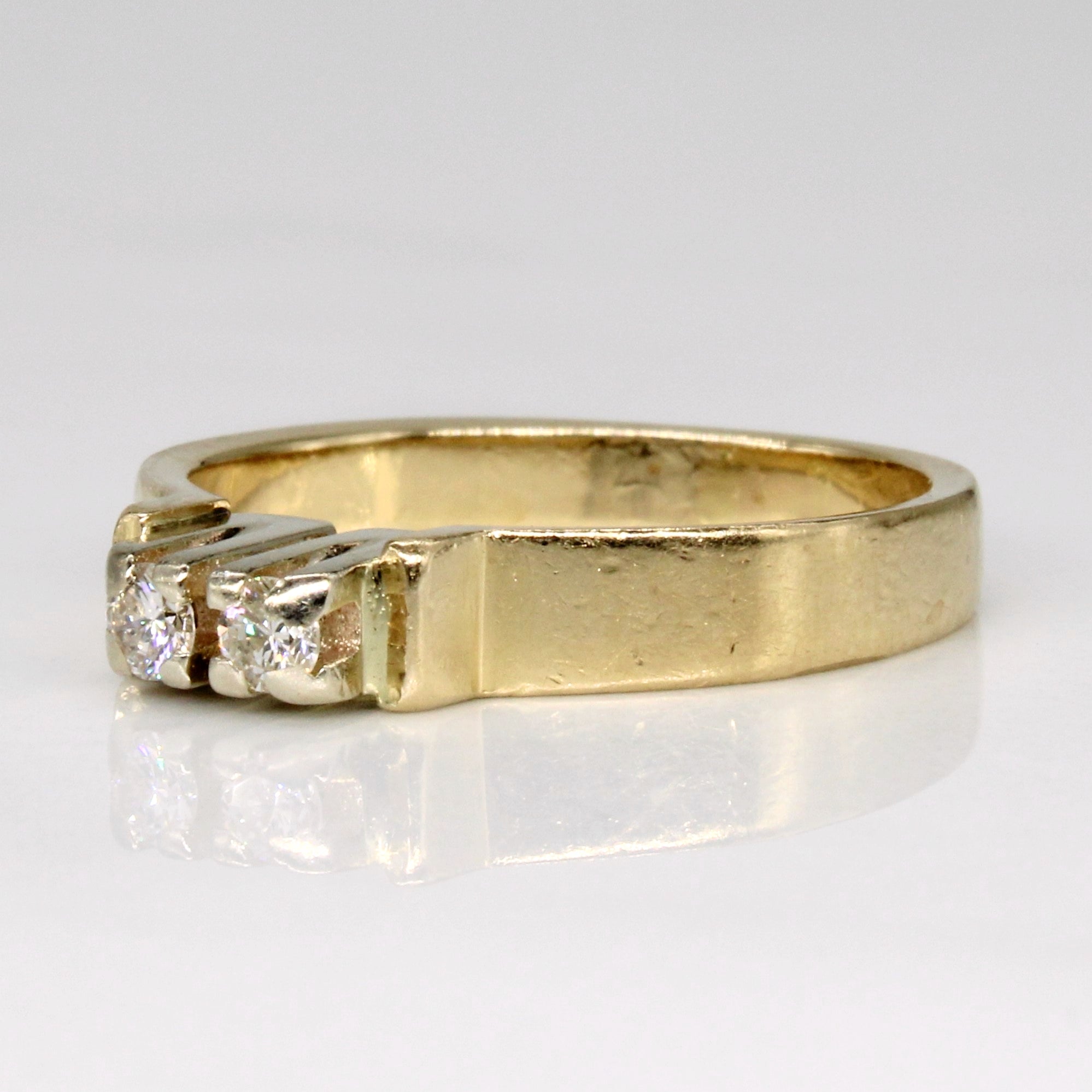 Two Stone Diamond Ring | 0.14ctw | SZ 6.75 |